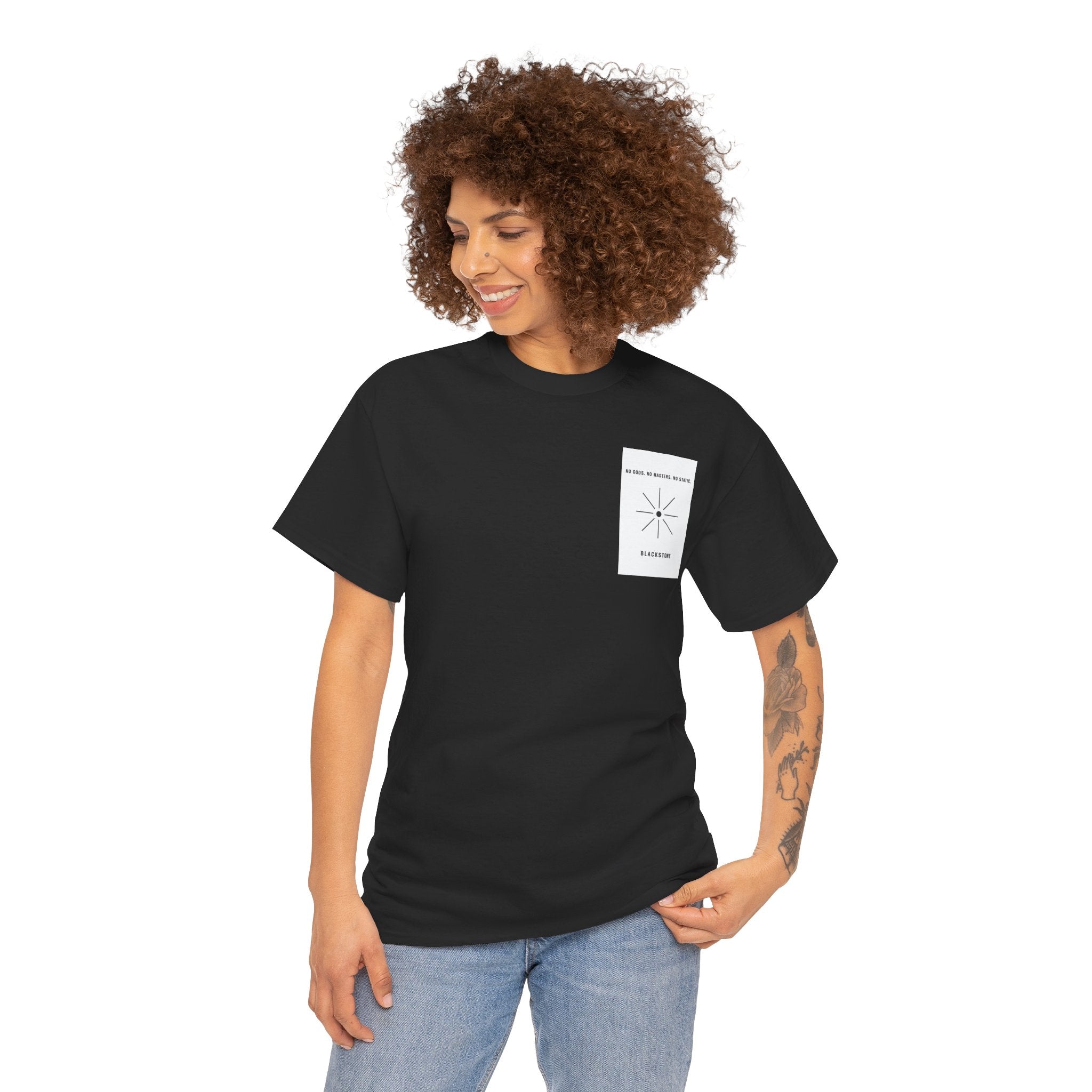 Rebellious Unisex Tee - No Gods No Masters Graphic
