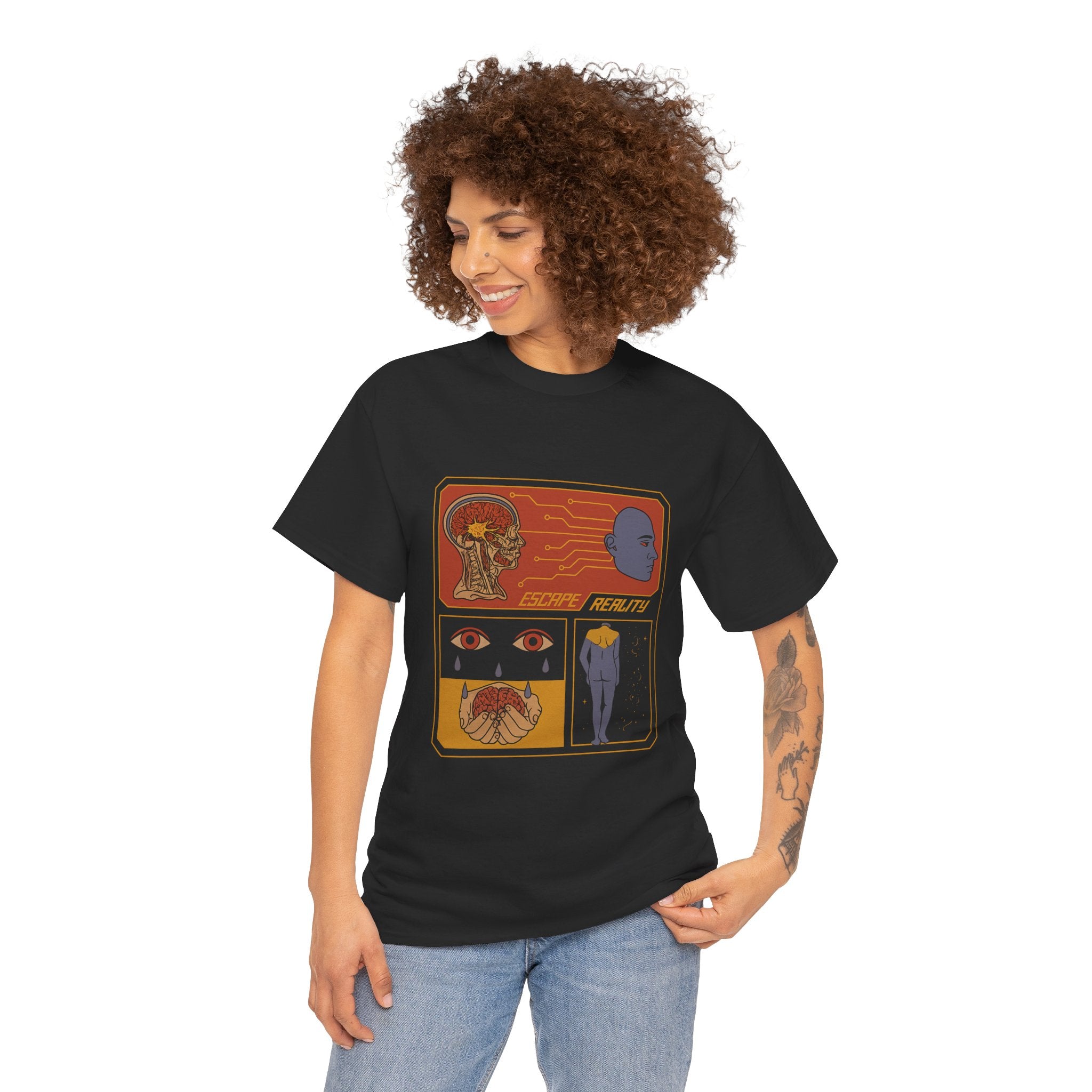Escape Reality - Cosmic Graphic UNISEX T-shirt by Blackstone