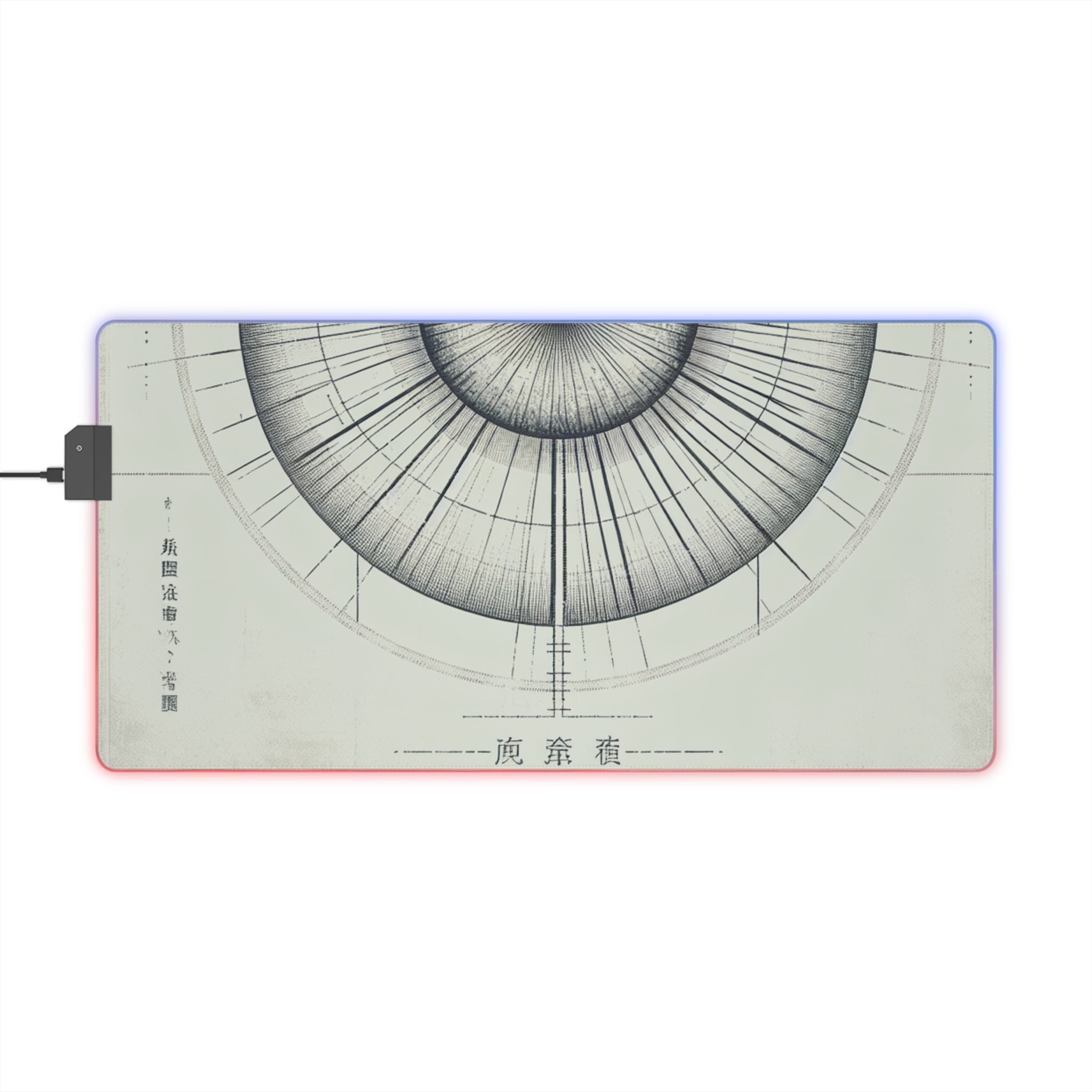 LED Gaming Mouse Pad with Artistic Design, RGB Gaming Accessories, Desk Decor for Gamers, Perfect Gift for Birthdays, Holidays