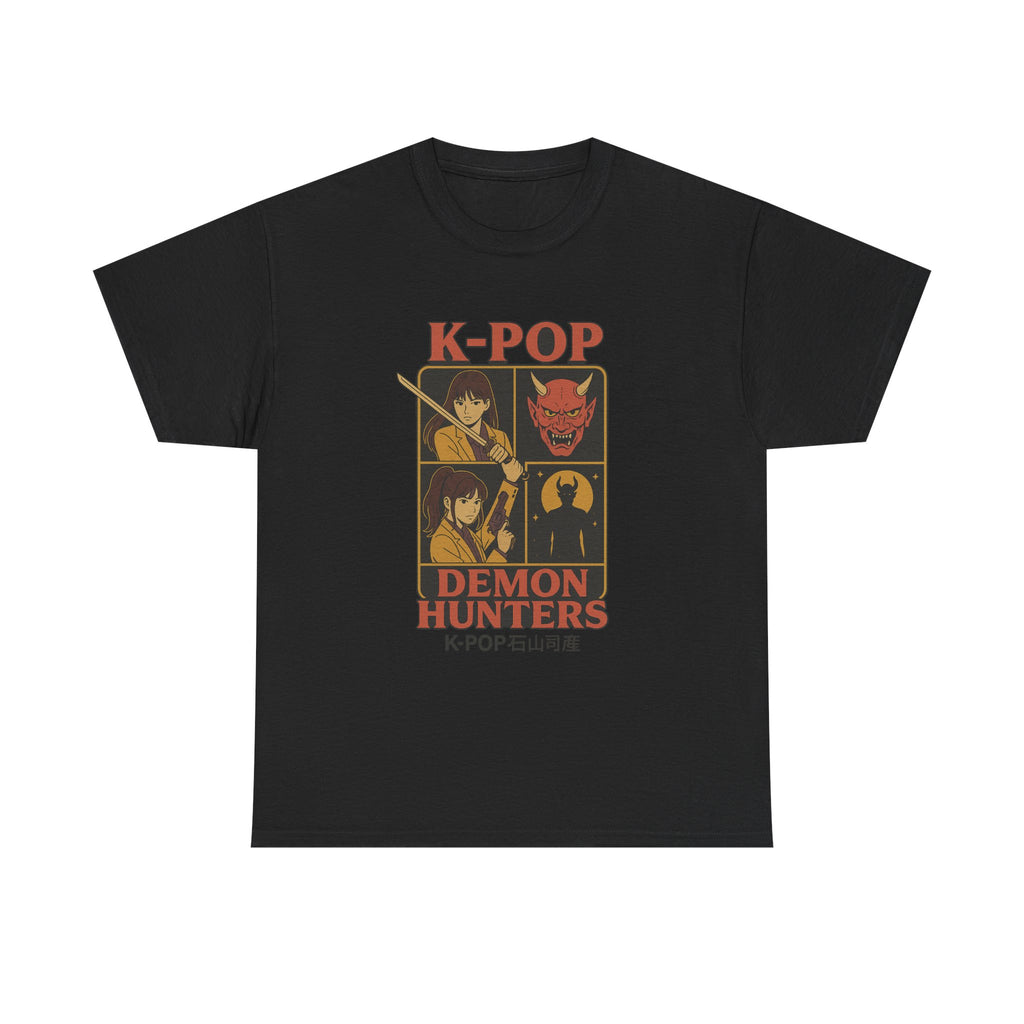 K-Pop Demon Hunters - Unisex Tee, Korean Pop Music Fan Shirt, Graphic T-Shirt, K-Drama Lover Top, Asian Fashion Wear, Edgy Street Style