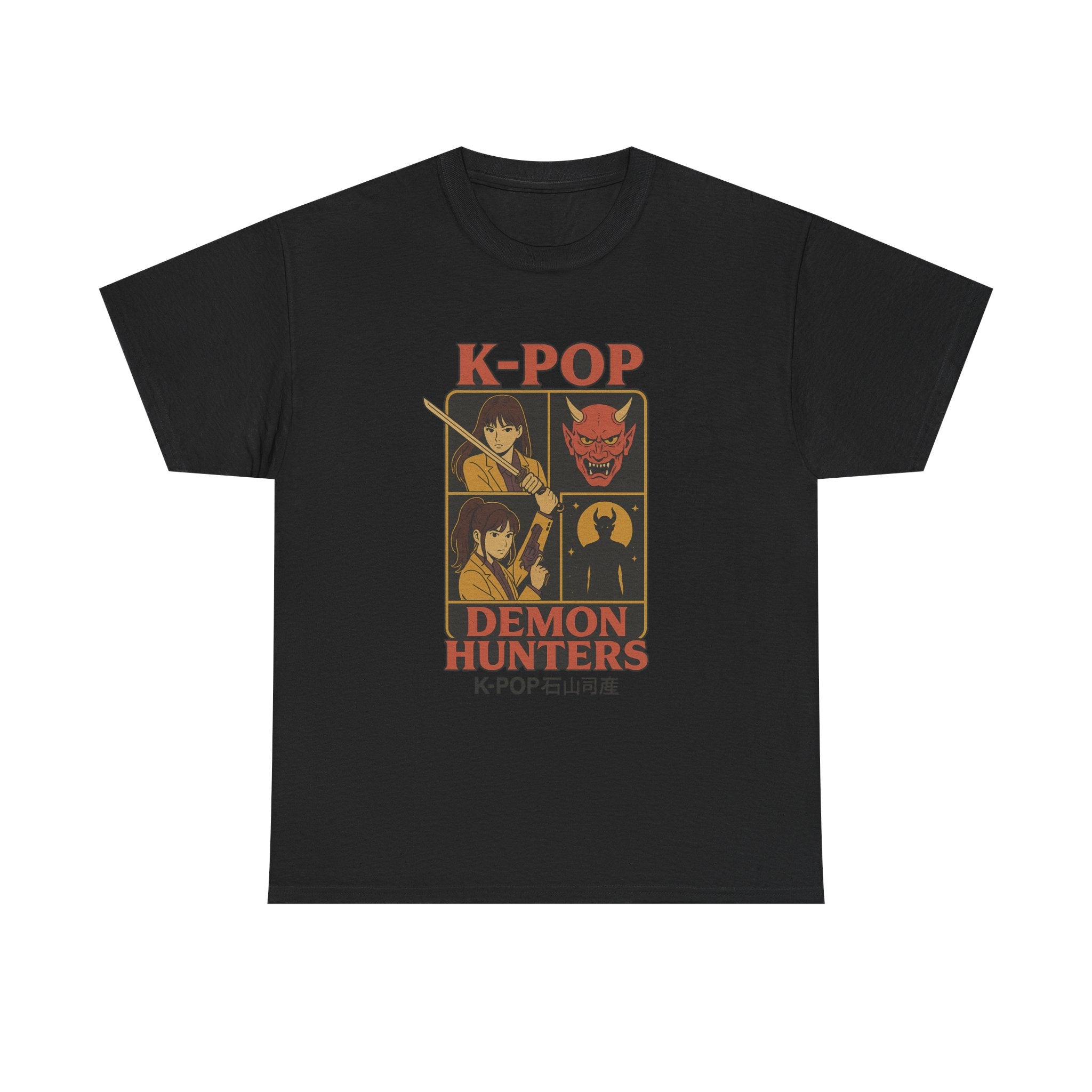 K-Pop Demon Hunters - Unisex Tee, Korean Pop Music Fan Shirt, Graphic T-Shirt, K-Drama Lover Top, Asian Fashion Wear, Edgy Street Style