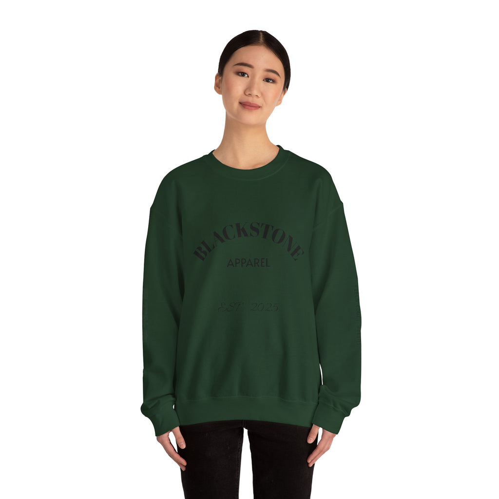 Stylish Crewneck Sweatshirt, Cozy Blackstone Apparel, Gift for Her, Streetwear Fashion, Casual Outfit