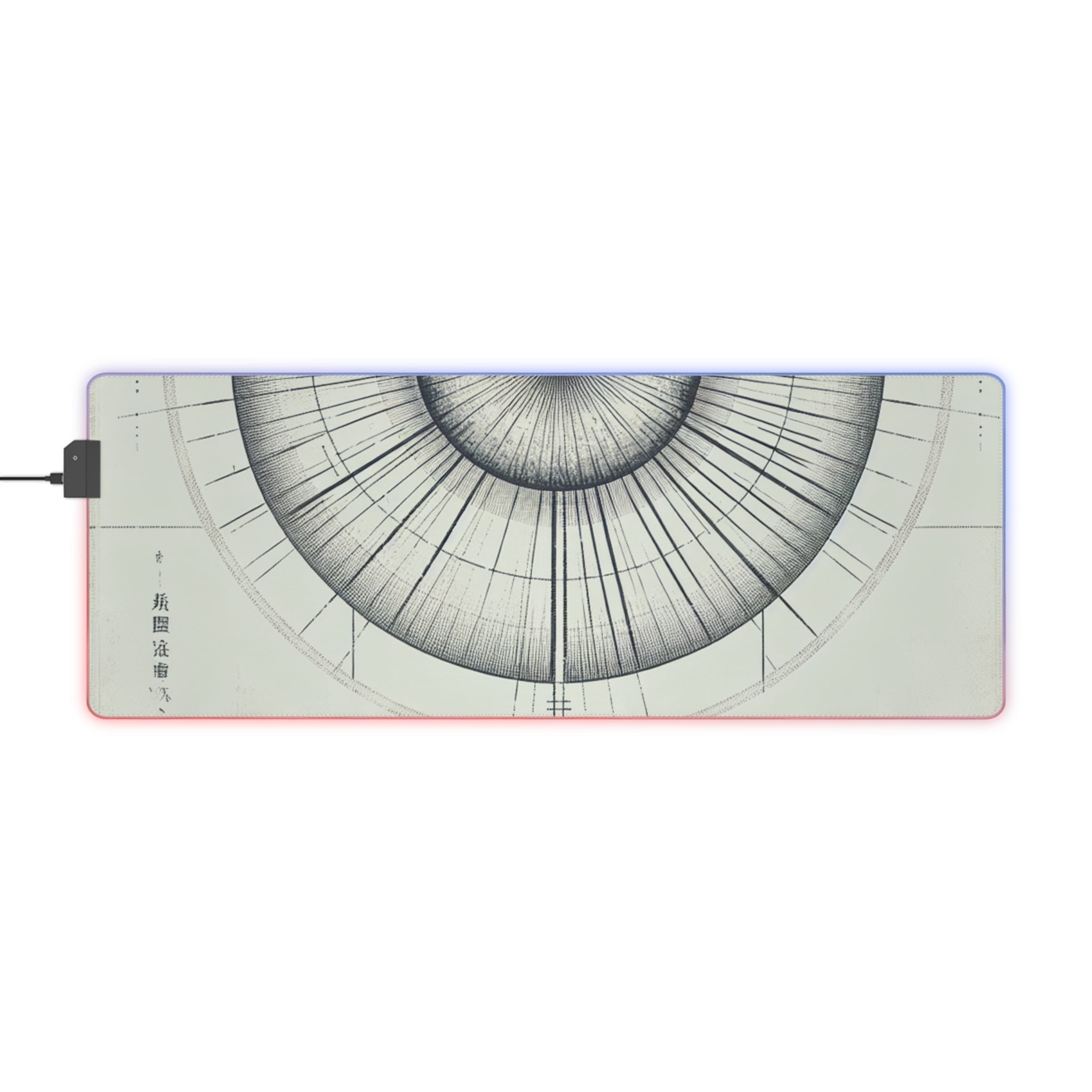 LED Gaming Mouse Pad with Artistic Design, RGB Gaming Accessories, Desk Decor for Gamers, Perfect Gift for Birthdays, Holidays