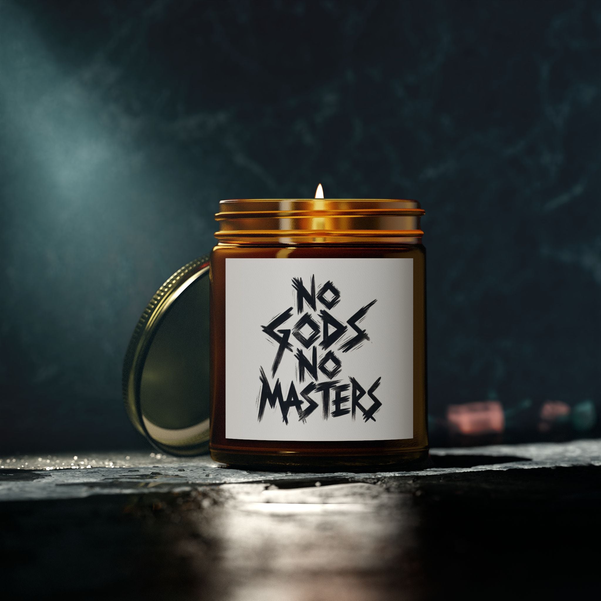 Scented Candle | No Gods No Masters | Eco-Friendly Aromatherapy