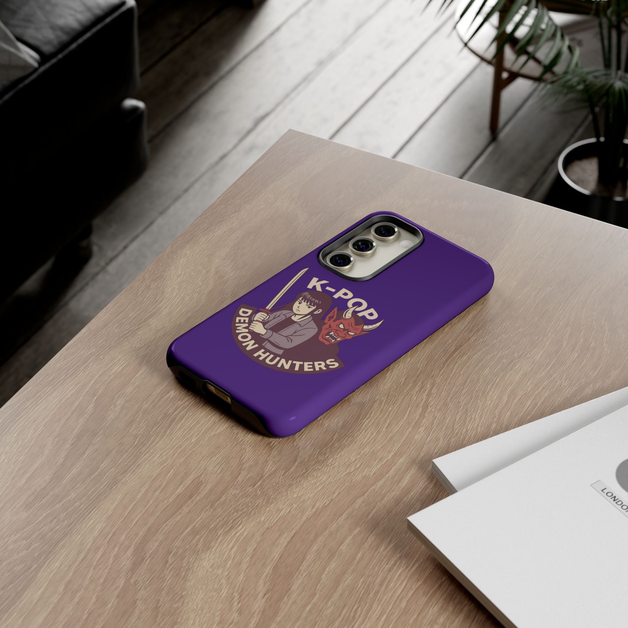 K-Pop Demon Hunters Phone Case, Tough Cases for Anime Fans, Unique Gift for Musicians, Holiday Present for Teens, Stylish Tech Accessories