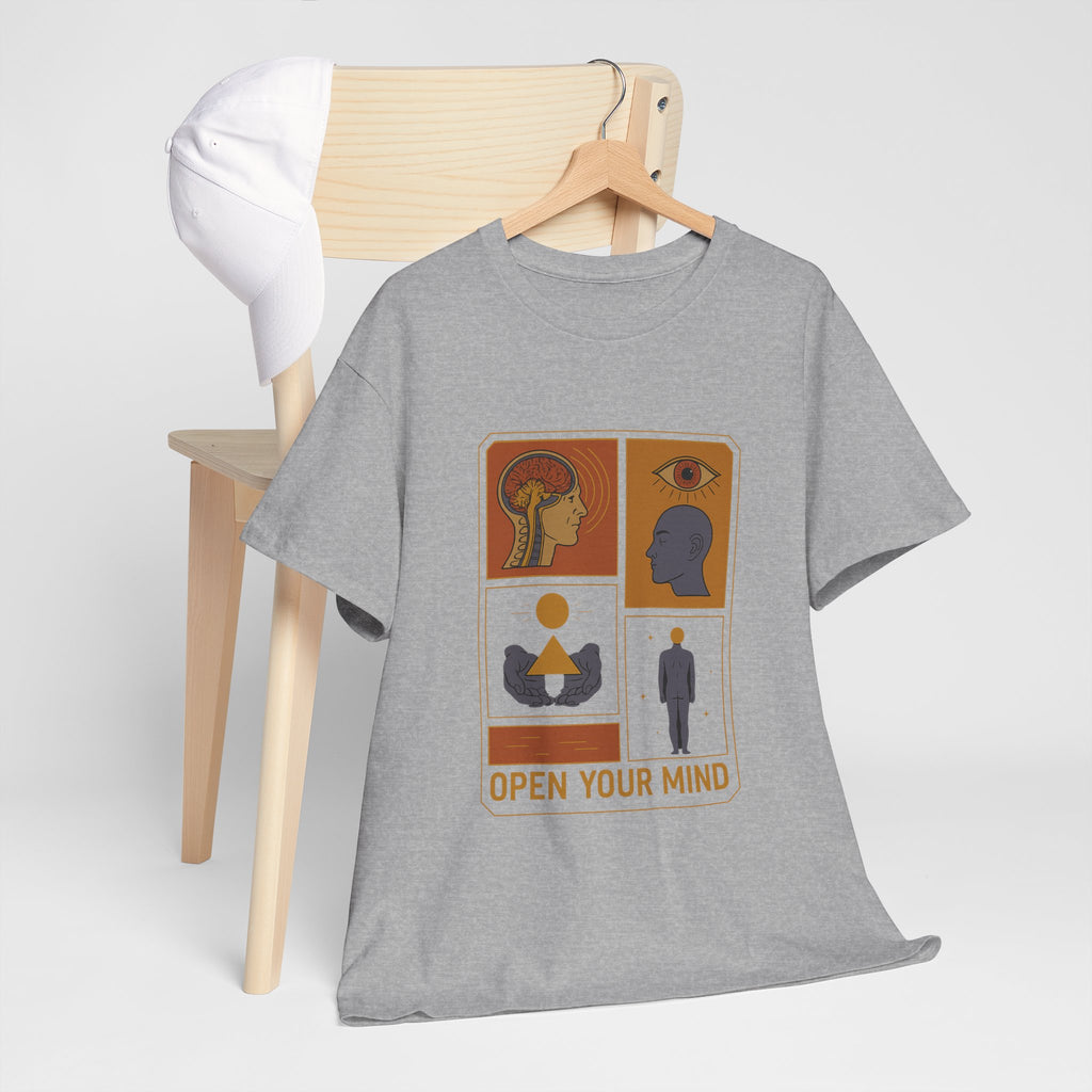 Open Your Mind - Graphic UNISEX T-shirt by Blackstone