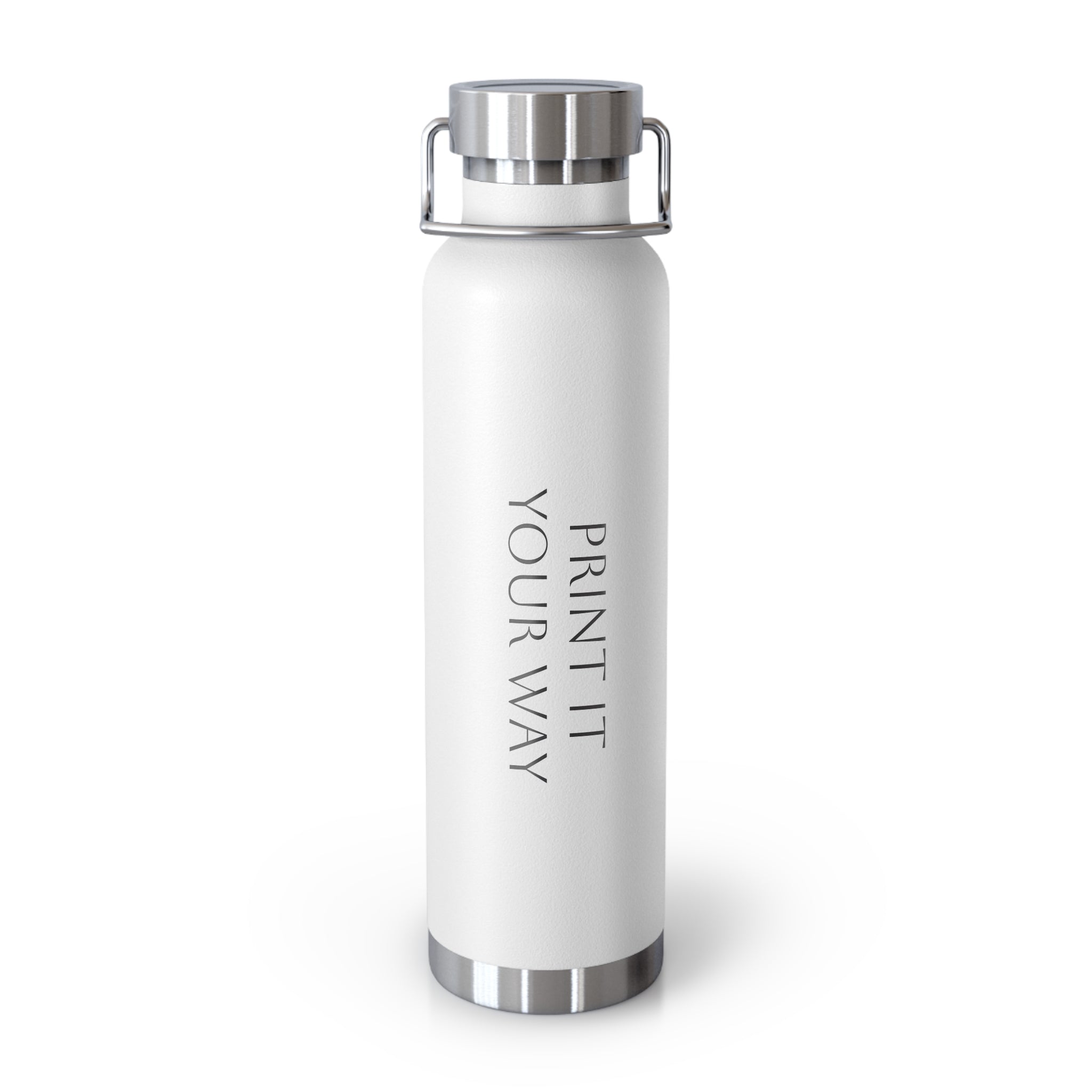 Insulated Water Bottle - Copper Vacuum 22oz, Eco-Friendly Drinkware, Stylish Bottle for Active Lifestyles