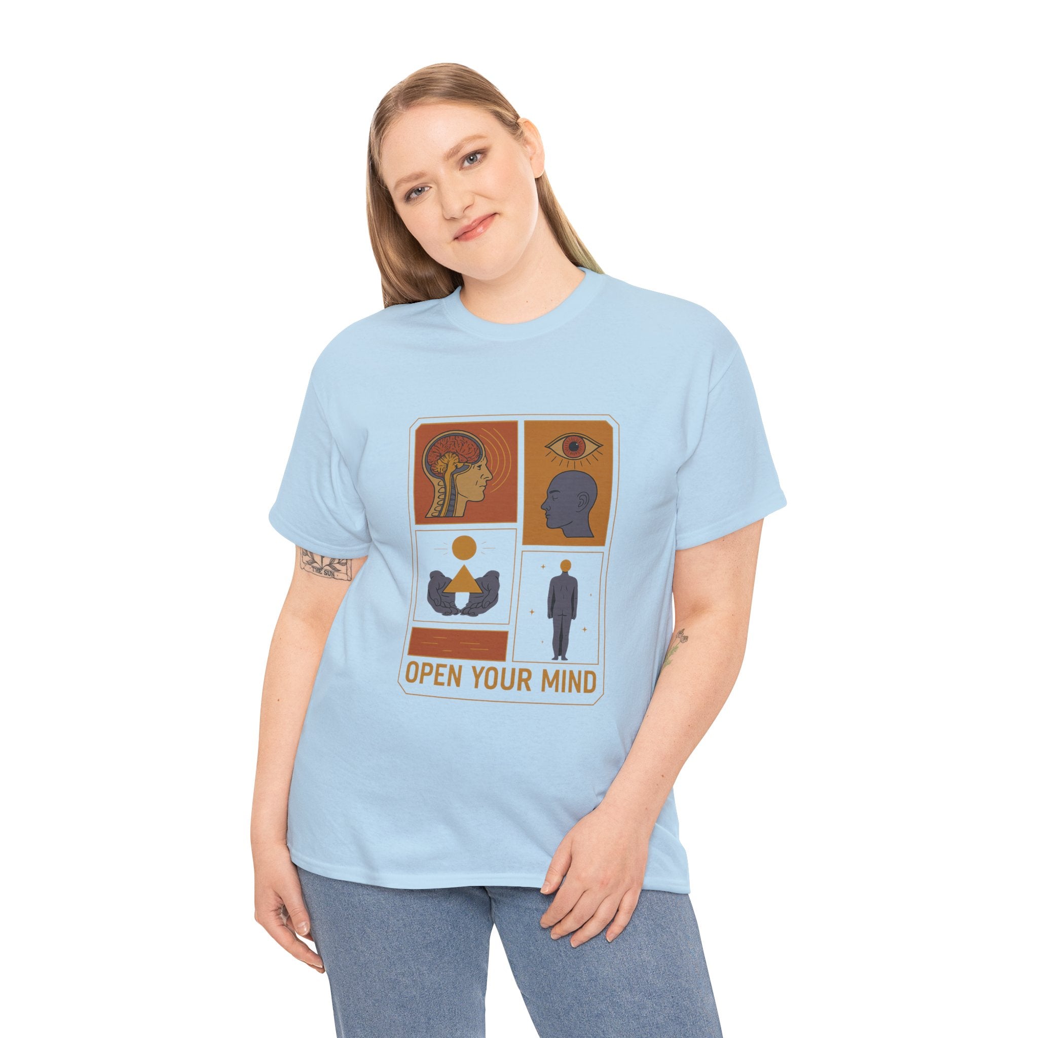 Open Your Mind - Graphic UNISEX T-shirt by Blackstone