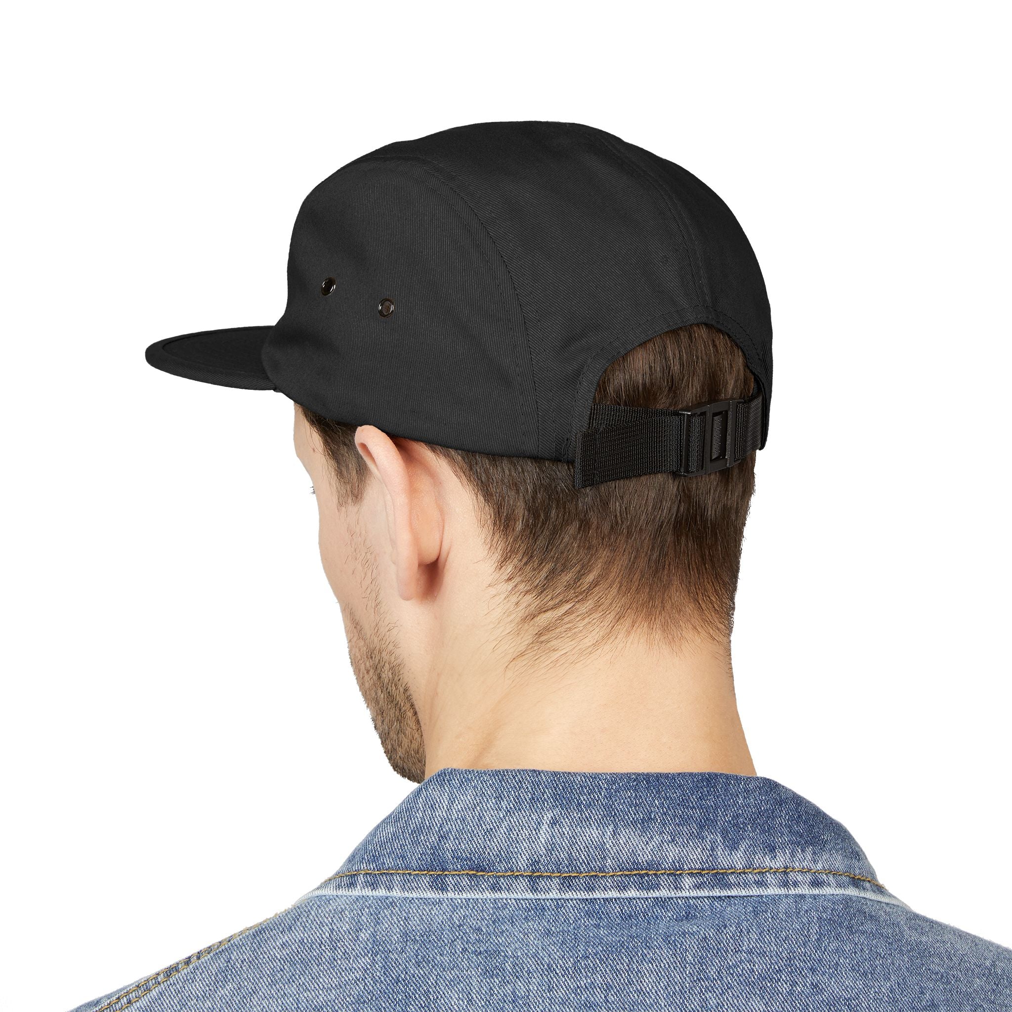 Embroidered 5 Panel Cap - Stylish Hat for Adventurers, Perfect Gift for Outdoor Lovers, Casual Wear, Hiking, Camping, Everyday Fashion