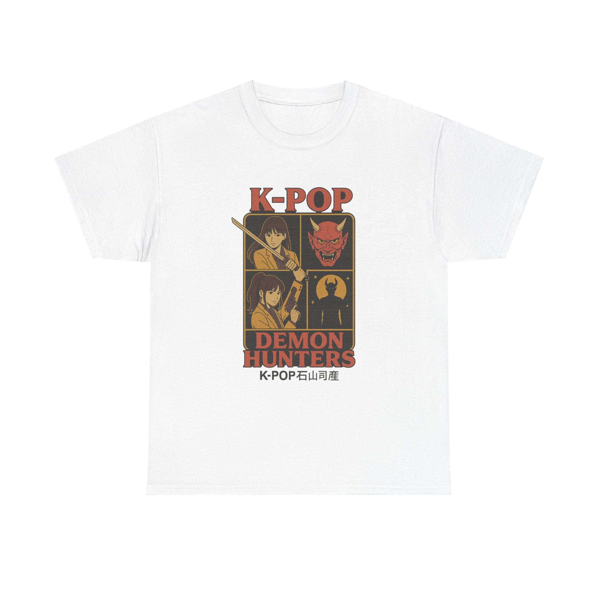 K-Pop Demon Hunters - Unisex Tee, Korean Pop Music Fan Shirt, Graphic T-Shirt, K-Drama Lover Top, Asian Fashion Wear, Edgy Street Style