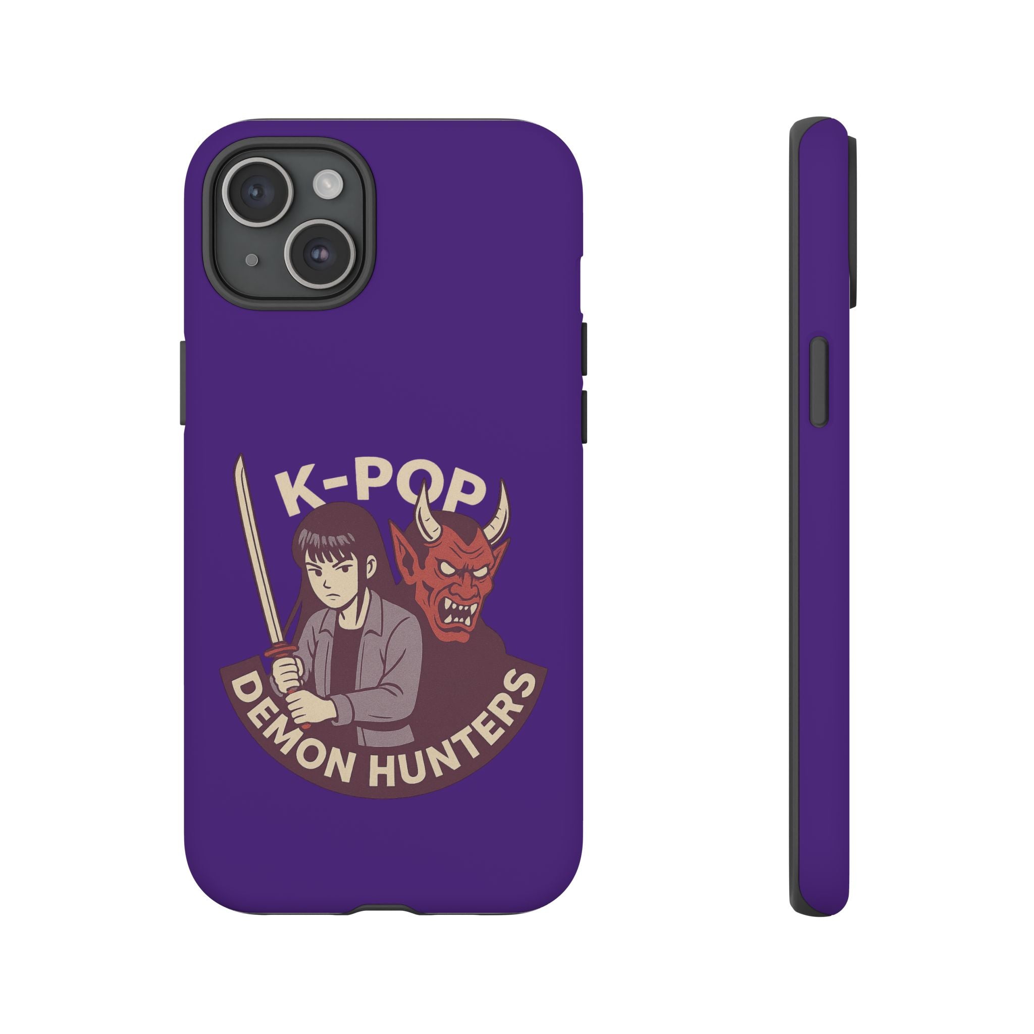 K-Pop Demon Hunters Phone Case, Tough Cases for Anime Fans, Unique Gift for Musicians, Holiday Present for Teens, Stylish Tech Accessories