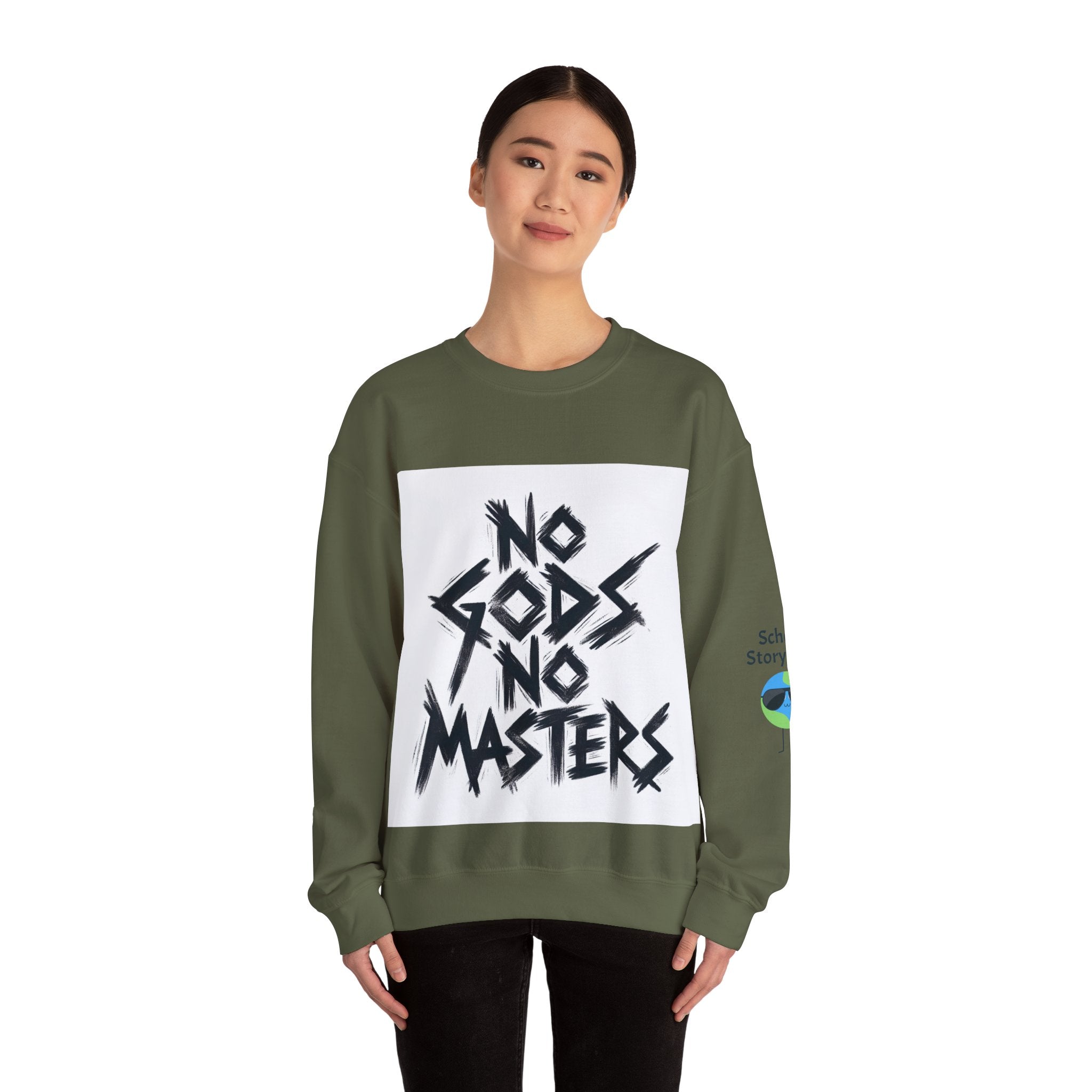 No Gods No Masters Sweatshirt - Heavy Blend™ Crewneck Sweatshirt