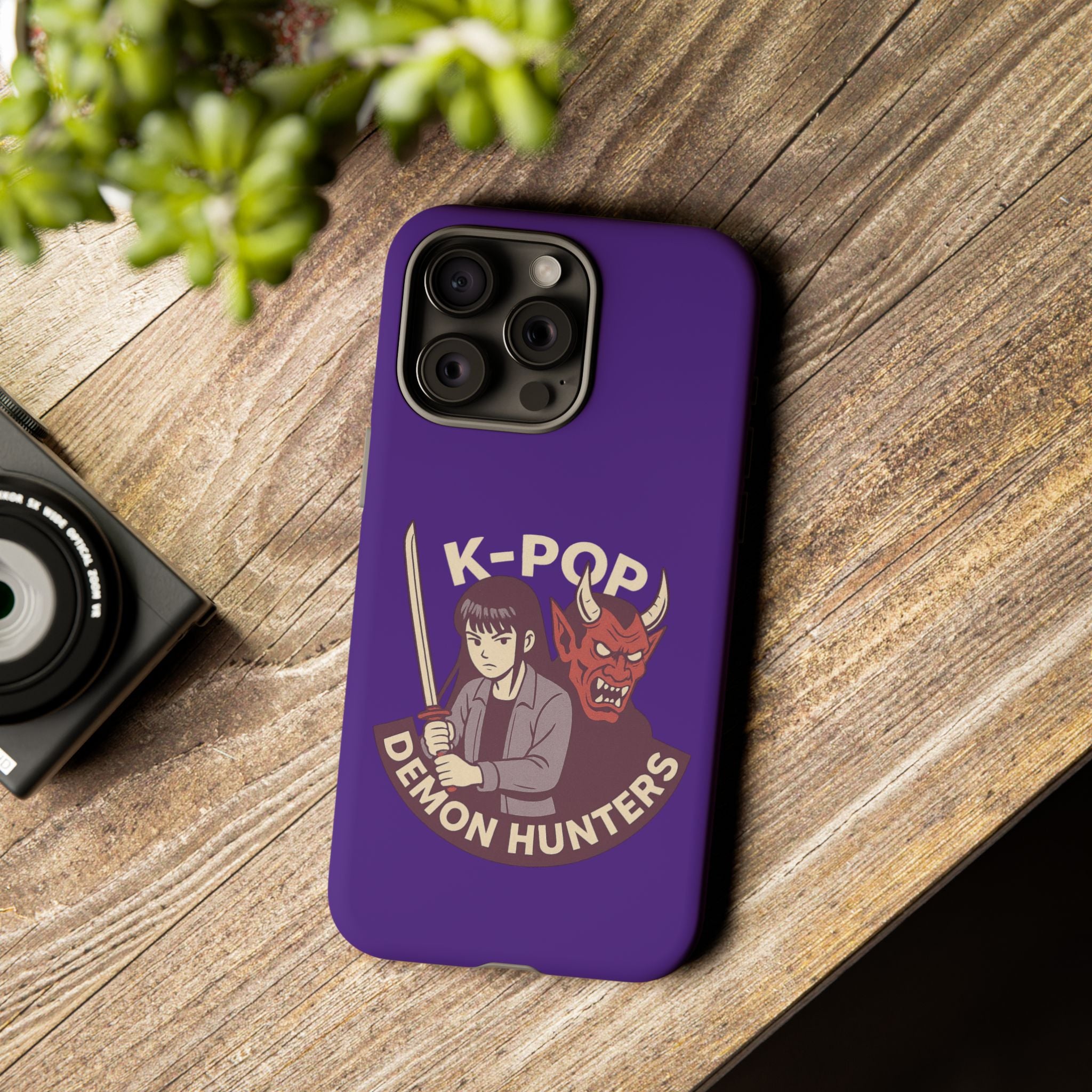 K-Pop Demon Hunters Phone Case, Tough Cases for Anime Fans, Unique Gift for Musicians, Holiday Present for Teens, Stylish Tech Accessories