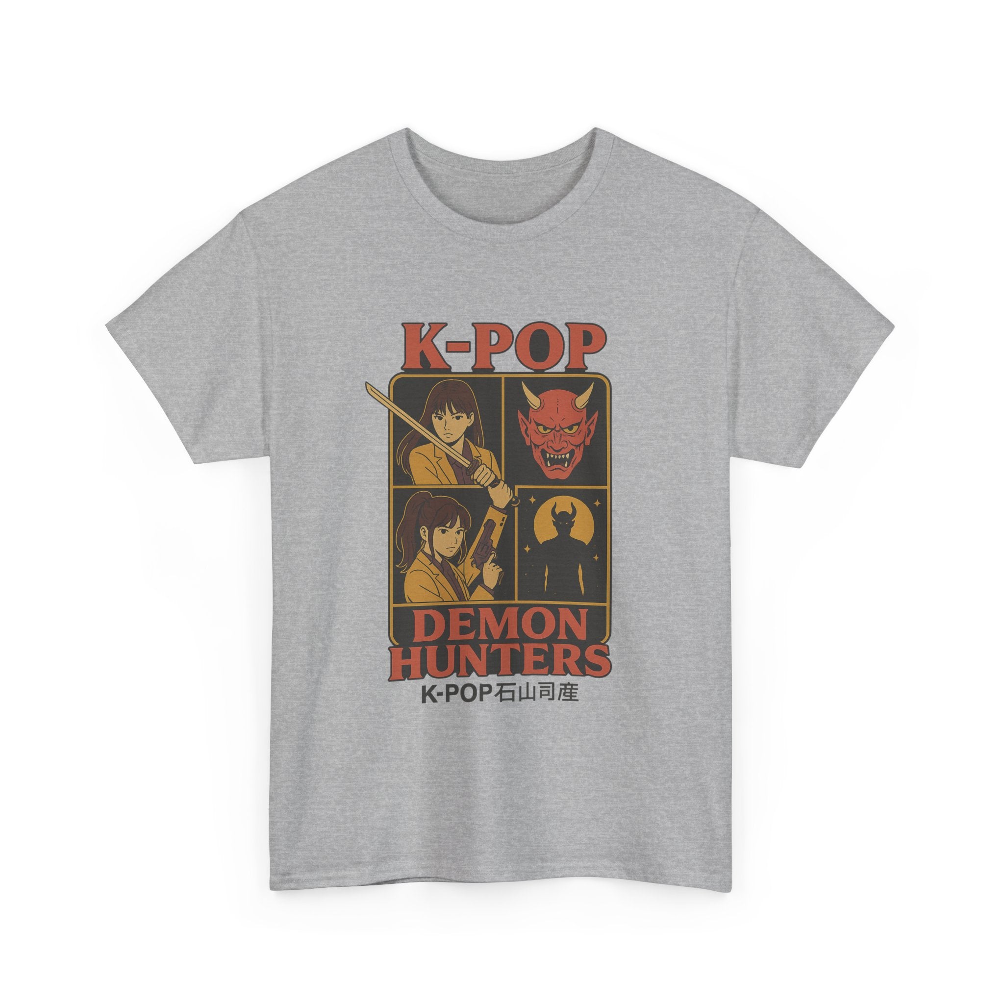 K-Pop Demon Hunters - Unisex Tee, Korean Pop Music Fan Shirt, Graphic T-Shirt, K-Drama Lover Top, Asian Fashion Wear, Edgy Street Style