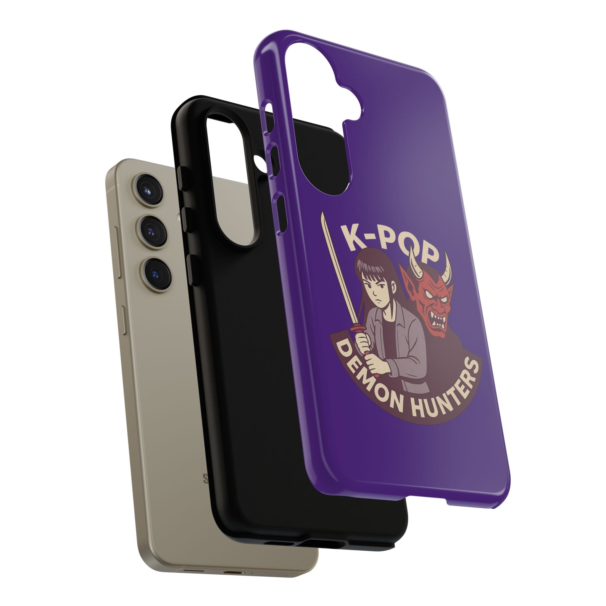 K-Pop Demon Hunters Phone Case, Tough Cases for Anime Fans, Unique Gift for Musicians, Holiday Present for Teens, Stylish Tech Accessories