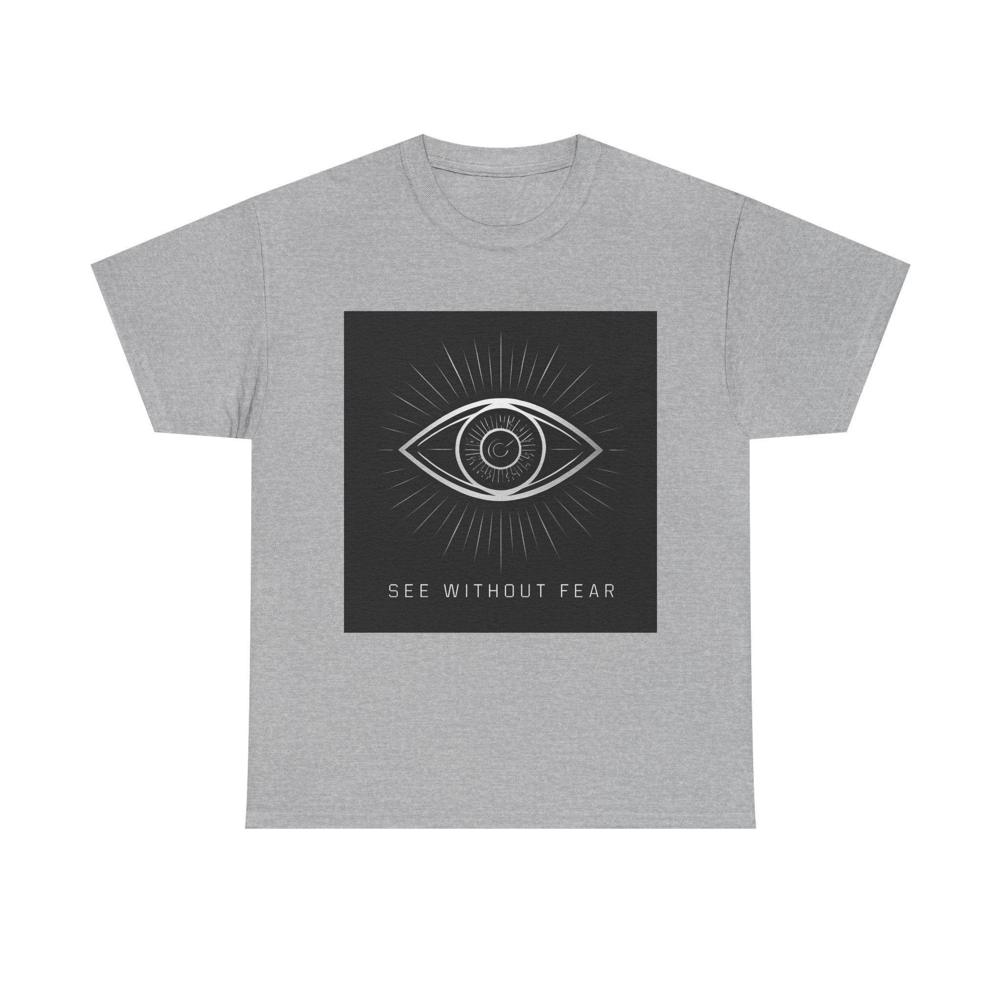 Mystical Unisex Heavy Cotton Tee: See Without Fear