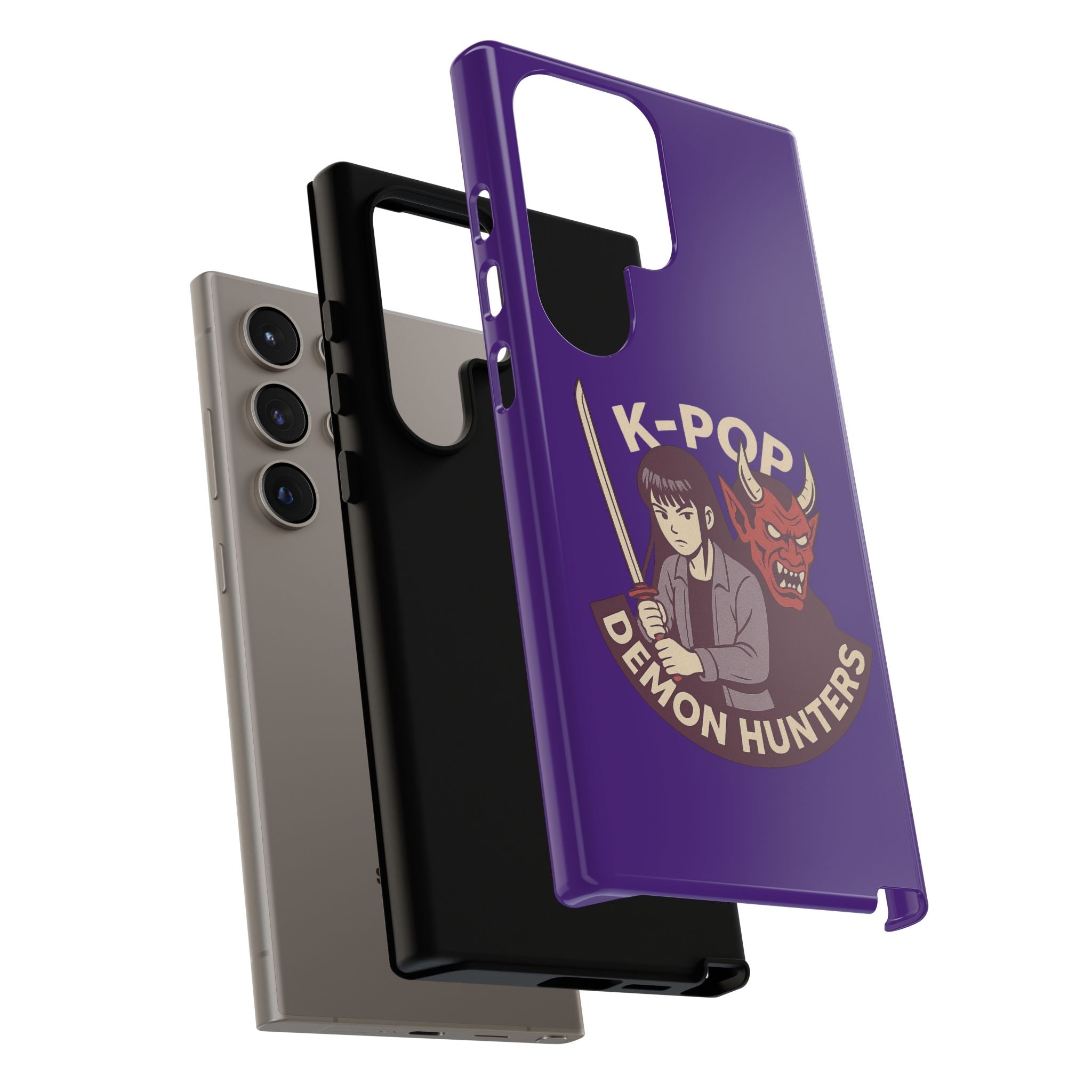 K-Pop Demon Hunters Phone Case, Tough Cases for Anime Fans, Unique Gift for Musicians, Holiday Present for Teens, Stylish Tech Accessories