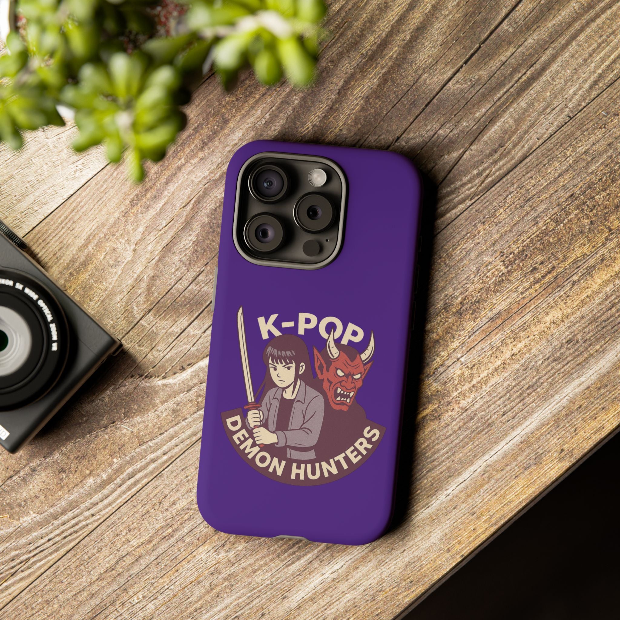 K-Pop Demon Hunters Phone Case, Tough Cases for Anime Fans, Unique Gift for Musicians, Holiday Present for Teens, Stylish Tech Accessories