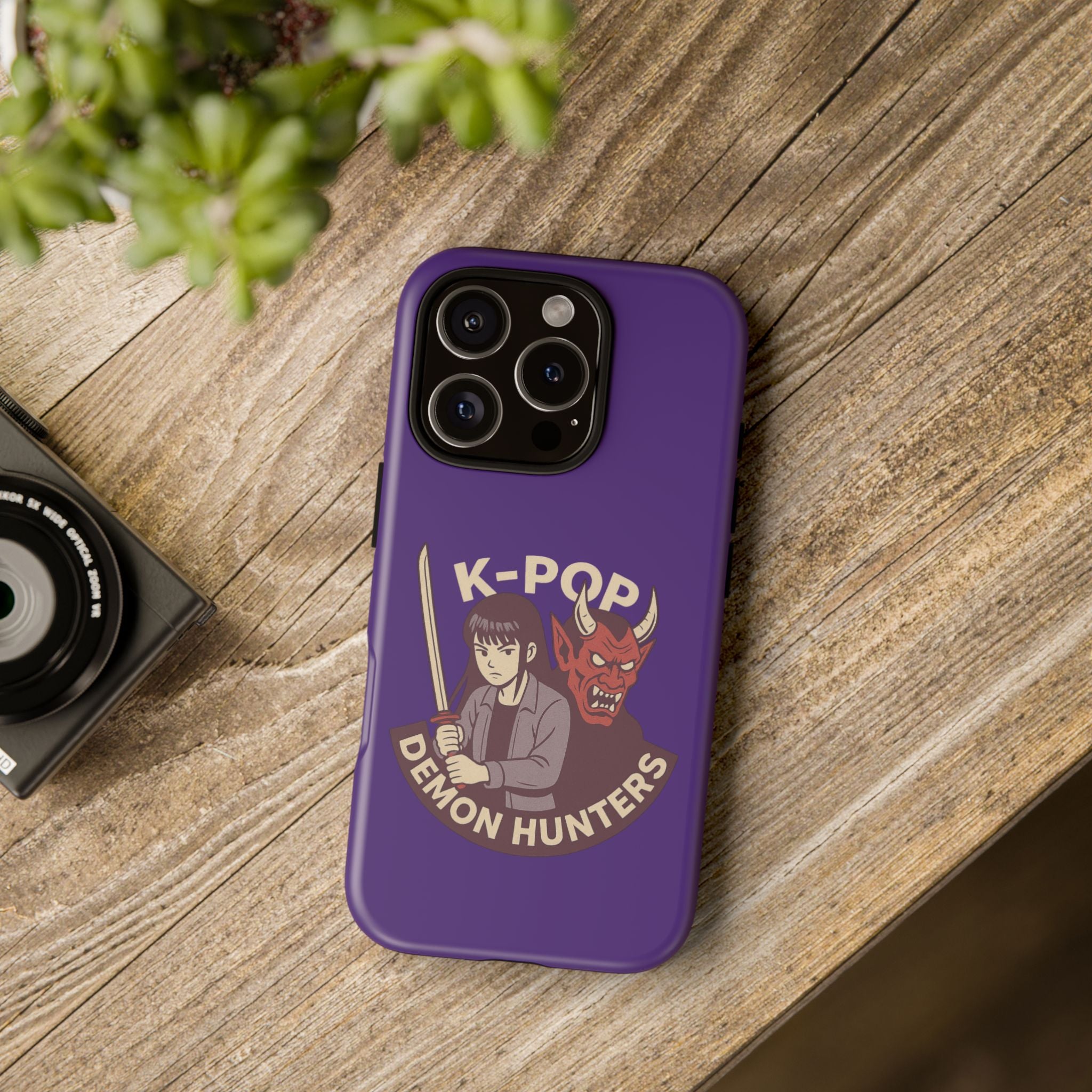K-Pop Demon Hunters Phone Case, Tough Cases for Anime Fans, Unique Gift for Musicians, Holiday Present for Teens, Stylish Tech Accessories