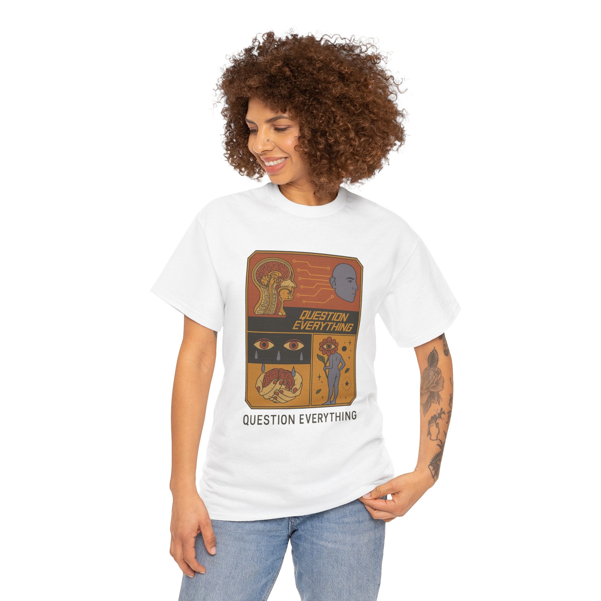 Question Everything - Graphic UNISEX T-shirt by Blackstone