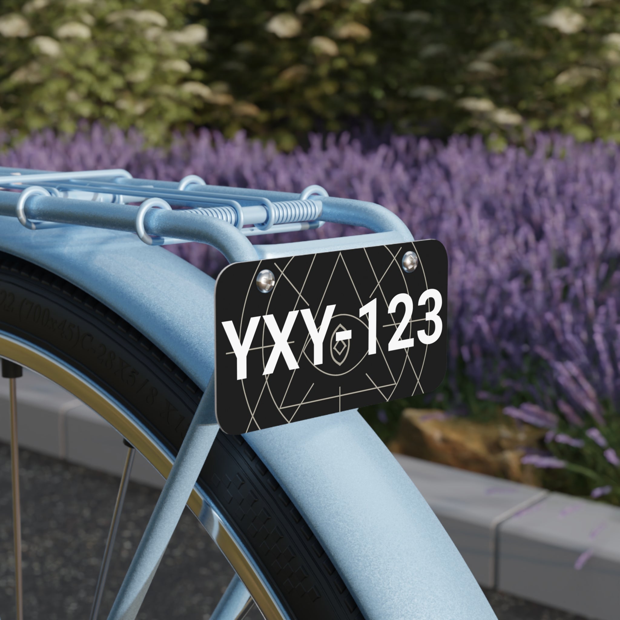 Custom Mini License Plate - Personalized Vanity Plate, -Name Tag for Bike - Novelty Car Decoration - Unique Gift for Car Enthusiasts
