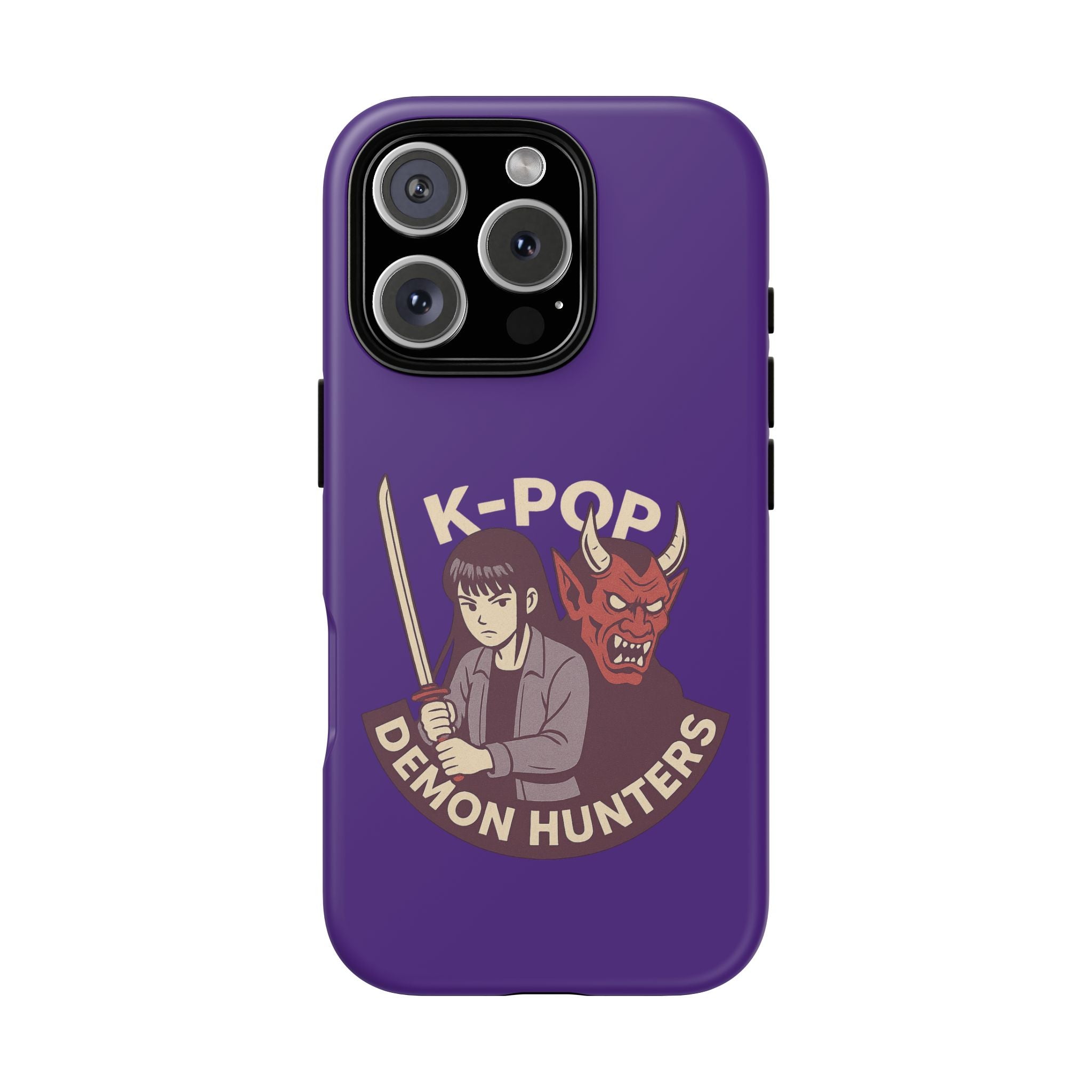 K-Pop Demon Hunters Phone Case, Tough Cases for Anime Fans, Unique Gift for Musicians, Holiday Present for Teens, Stylish Tech Accessories