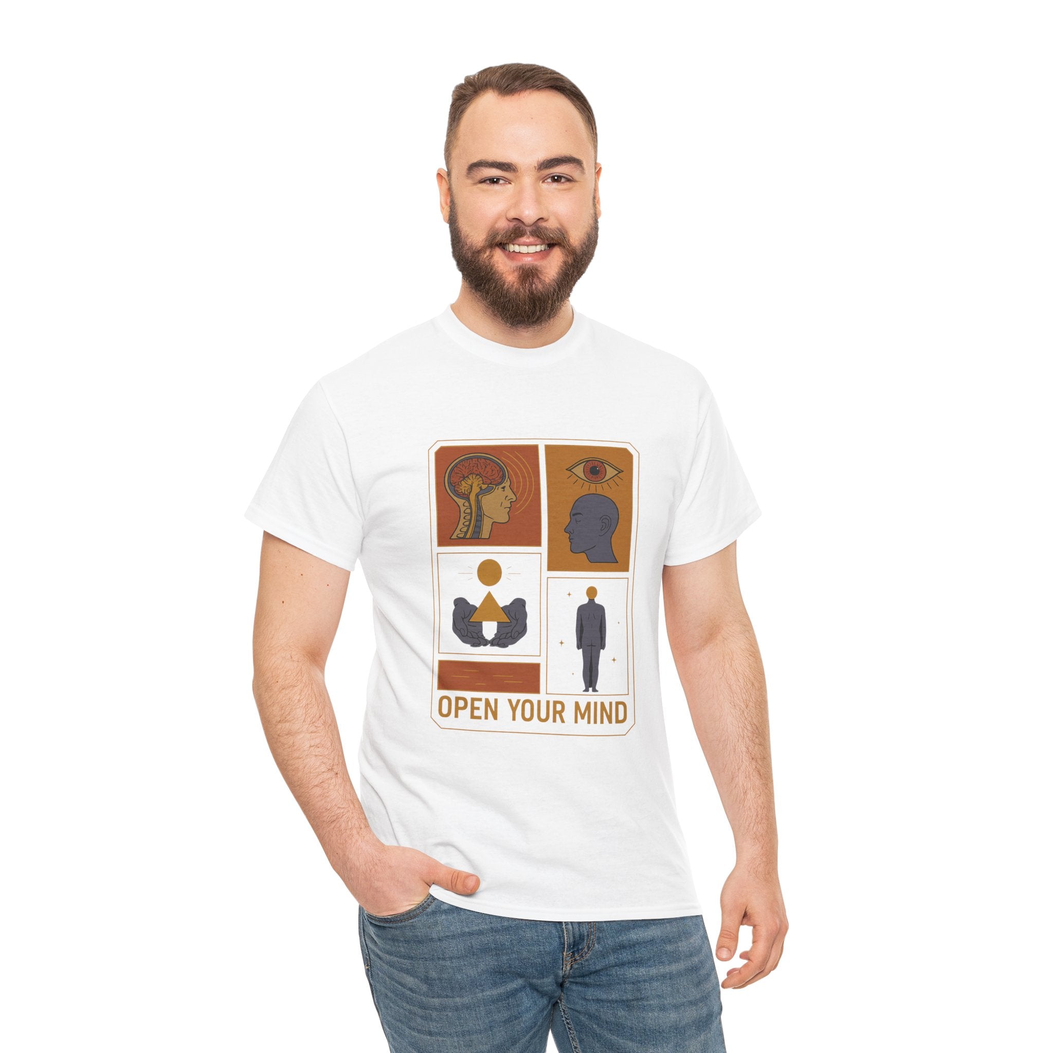 Open Your Mind - Graphic UNISEX T-shirt by Blackstone