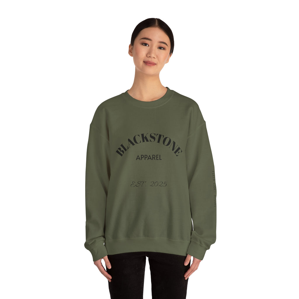 Stylish Crewneck Sweatshirt, Cozy Blackstone Apparel, Gift for Her, Streetwear Fashion, Casual Outfit