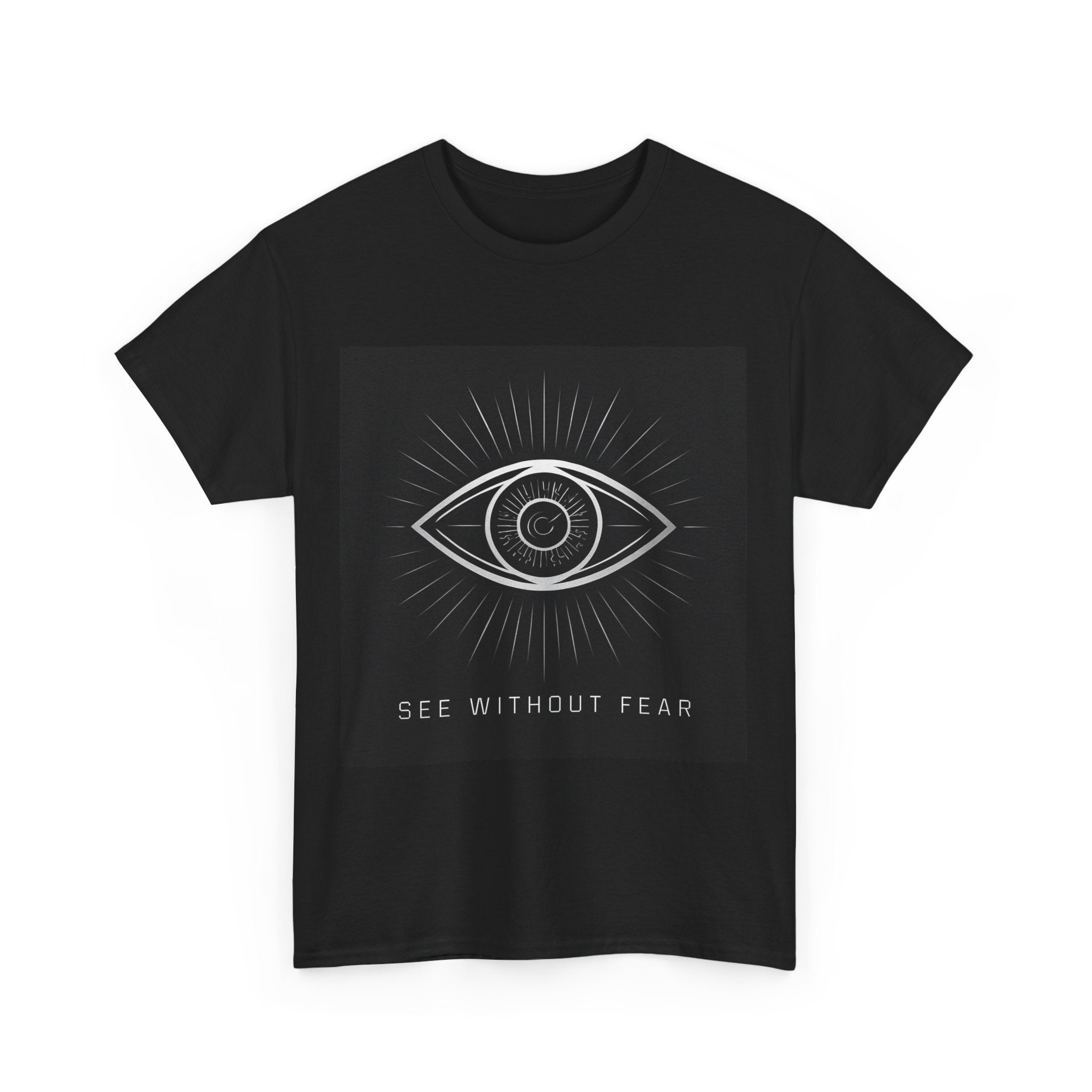 Mystical Unisex Heavy Cotton Tee: See Without Fear