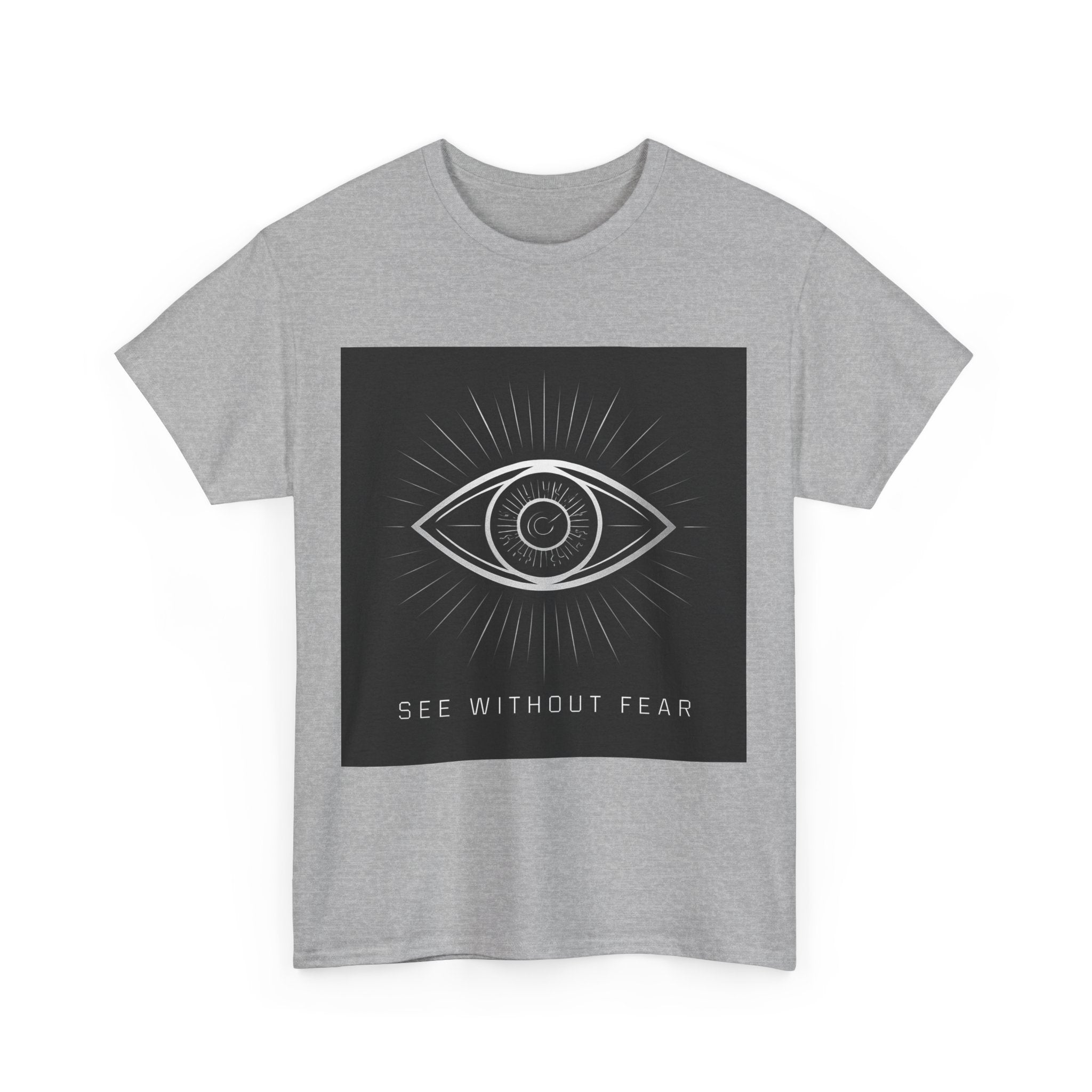Mystical Unisex Heavy Cotton Tee: See Without Fear