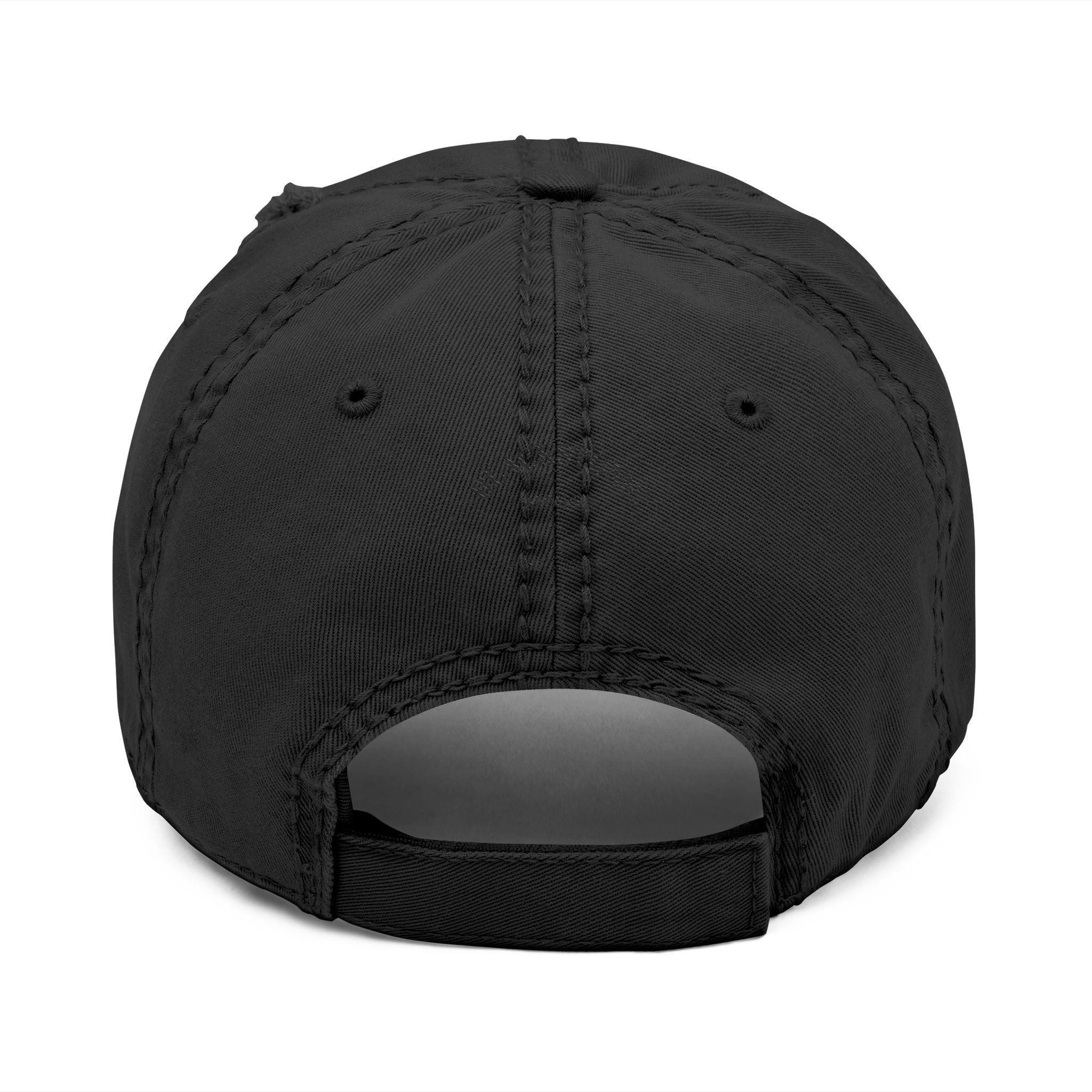 Distressed Dad Hat with 'Undercover Baddie' Embroidery