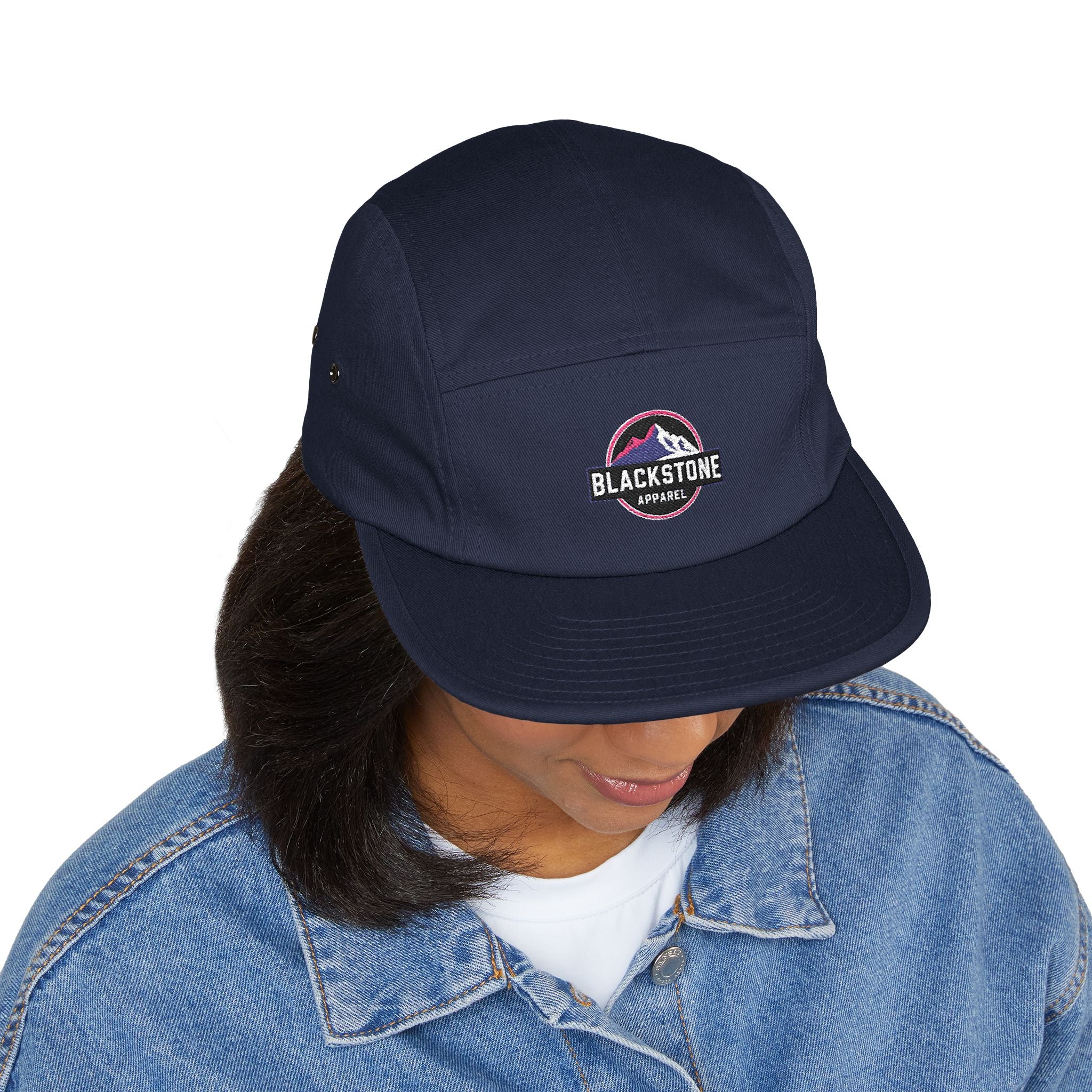 Embroidered 5 Panel Cap - Stylish Hat for Adventurers, Perfect Gift for Outdoor Lovers, Casual Wear, Hiking, Camping, Everyday Fashion