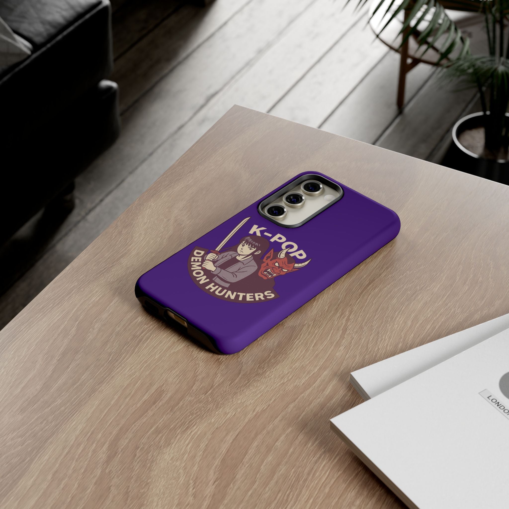 K-Pop Demon Hunters Phone Case, Tough Cases for Anime Fans, Unique Gift for Musicians, Holiday Present for Teens, Stylish Tech Accessories