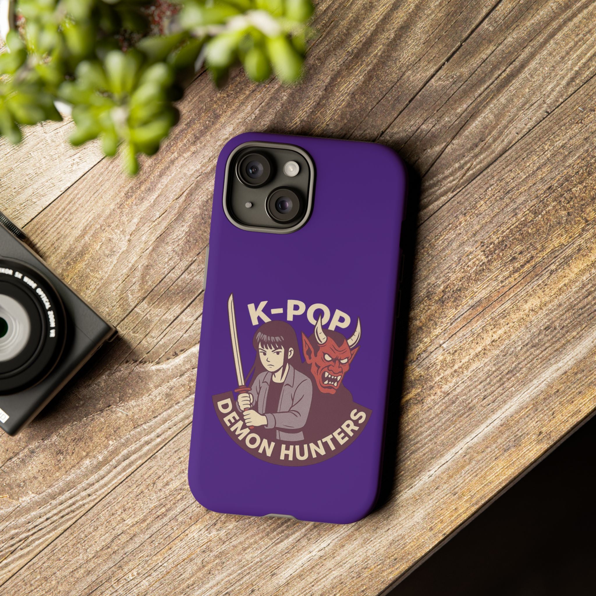 K-Pop Demon Hunters Phone Case, Tough Cases for Anime Fans, Unique Gift for Musicians, Holiday Present for Teens, Stylish Tech Accessories