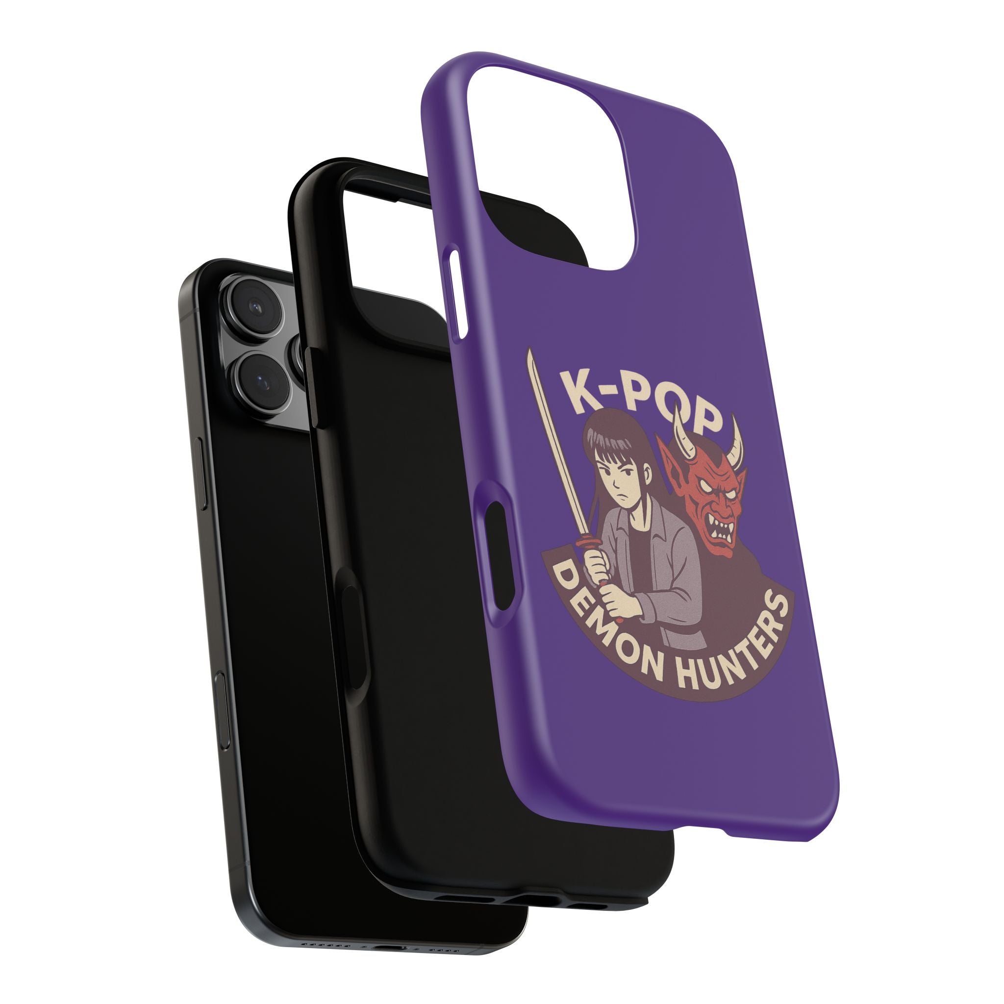 K-Pop Demon Hunters Phone Case, Tough Cases for Anime Fans, Unique Gift for Musicians, Holiday Present for Teens, Stylish Tech Accessories