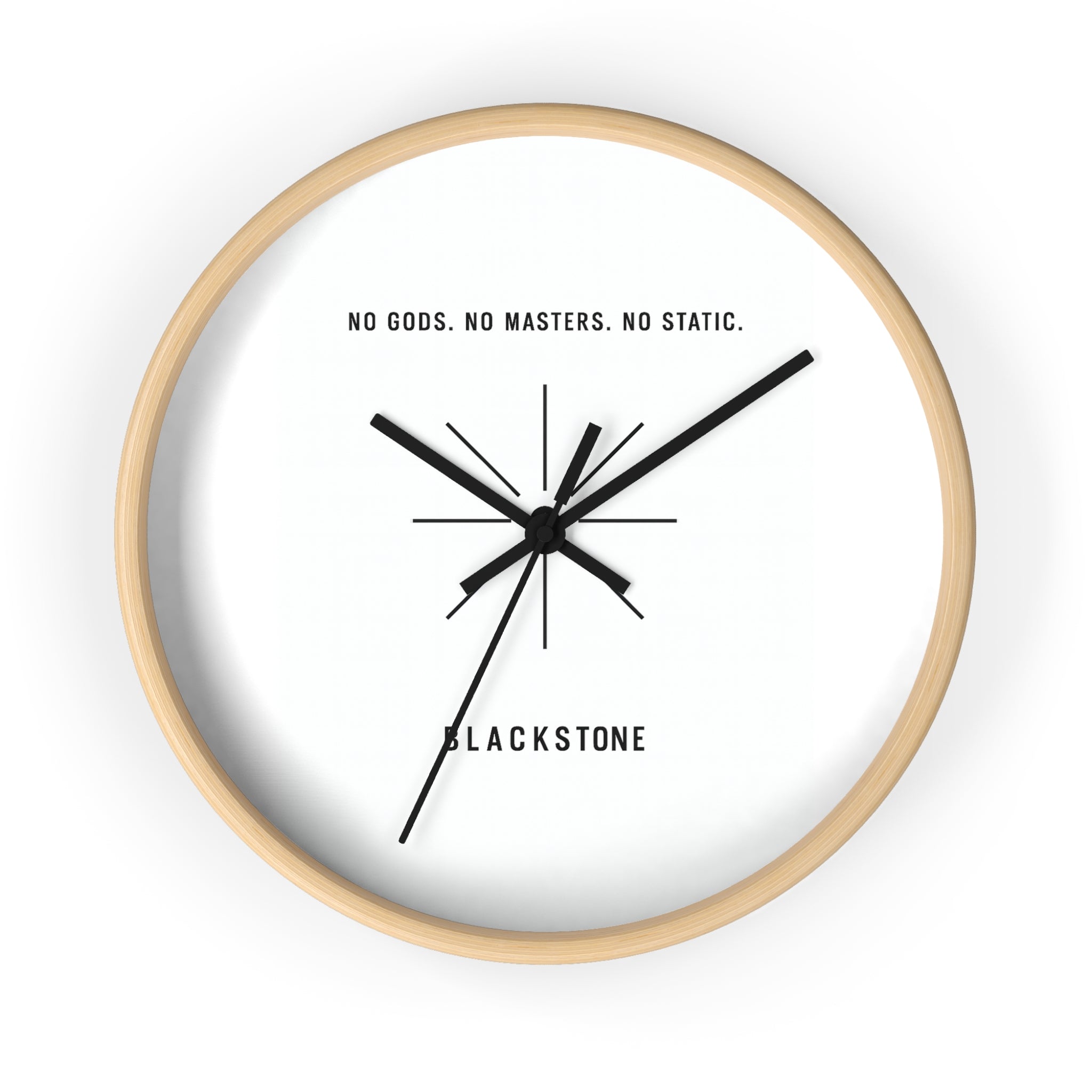 Inspirational Wall Clock - Modern Home Decor - Unique gift for Him