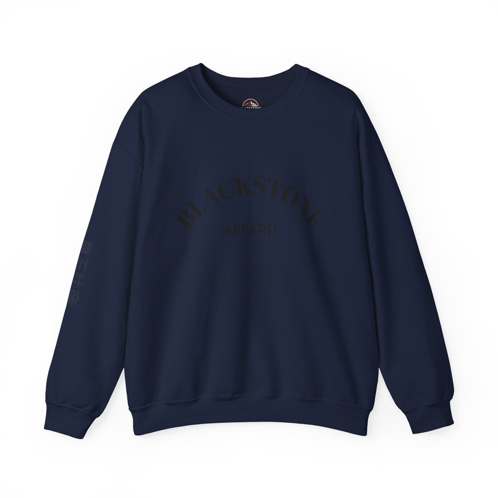 Stylish Crewneck Sweatshirt, Cozy Blackstone Apparel, Gift for Her, Streetwear Fashion, Casual Outfit