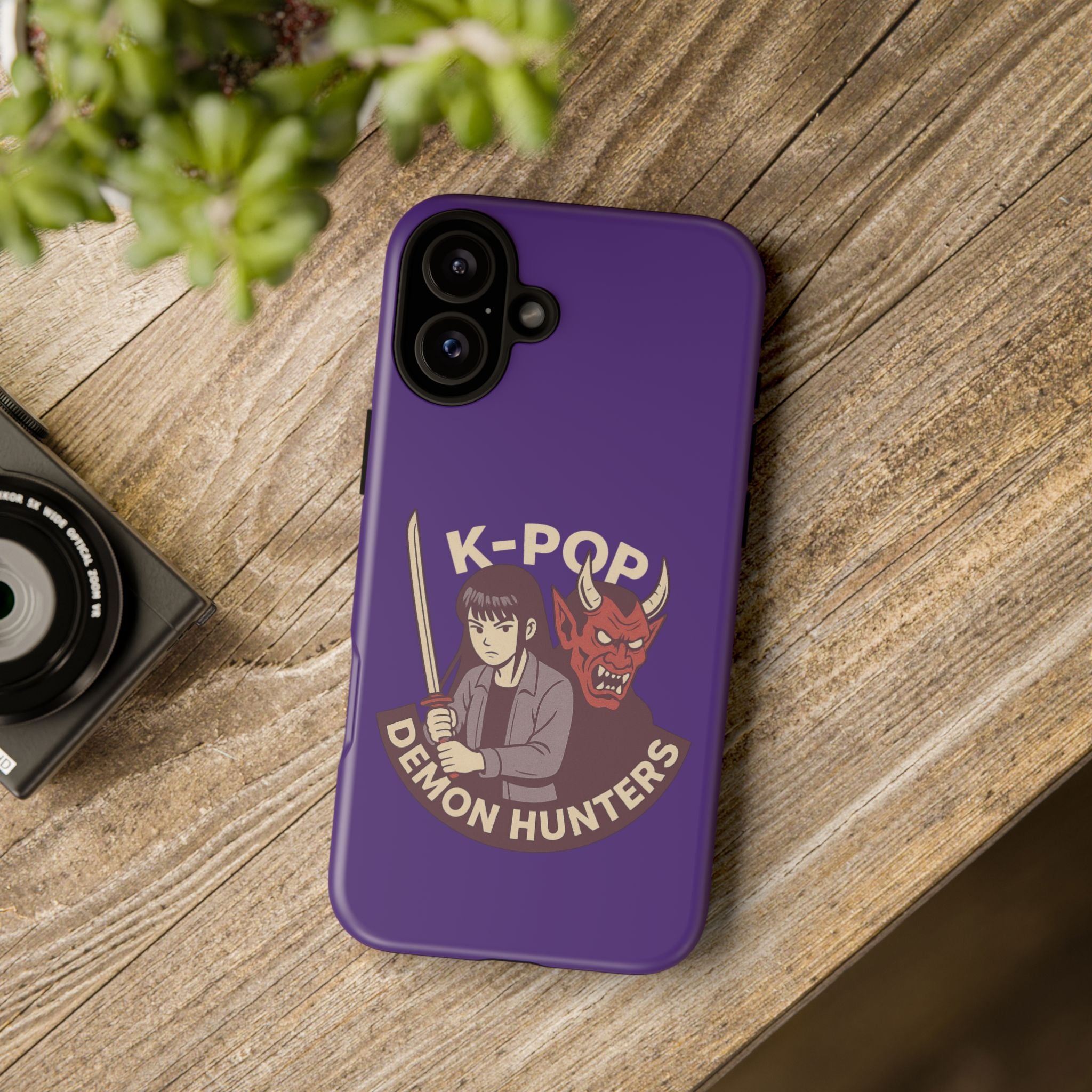 K-Pop Demon Hunters Phone Case, Tough Cases for Anime Fans, Unique Gift for Musicians, Holiday Present for Teens, Stylish Tech Accessories