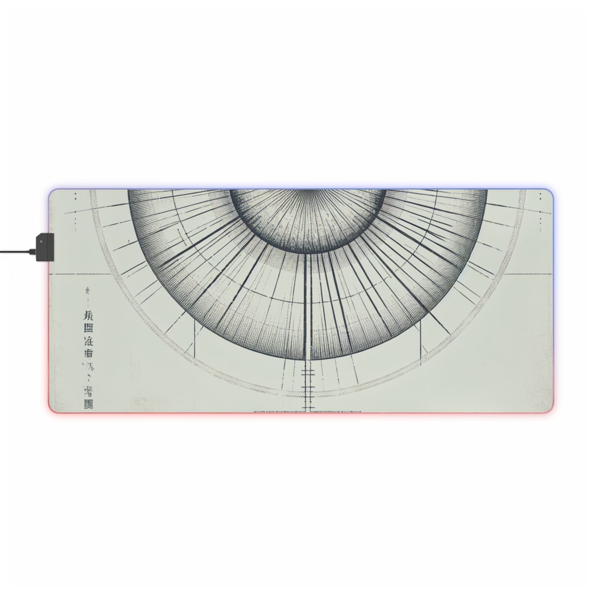LED Gaming Mouse Pad with Artistic Design, RGB Gaming Accessories, Desk Decor for Gamers, Perfect Gift for Birthdays, Holidays