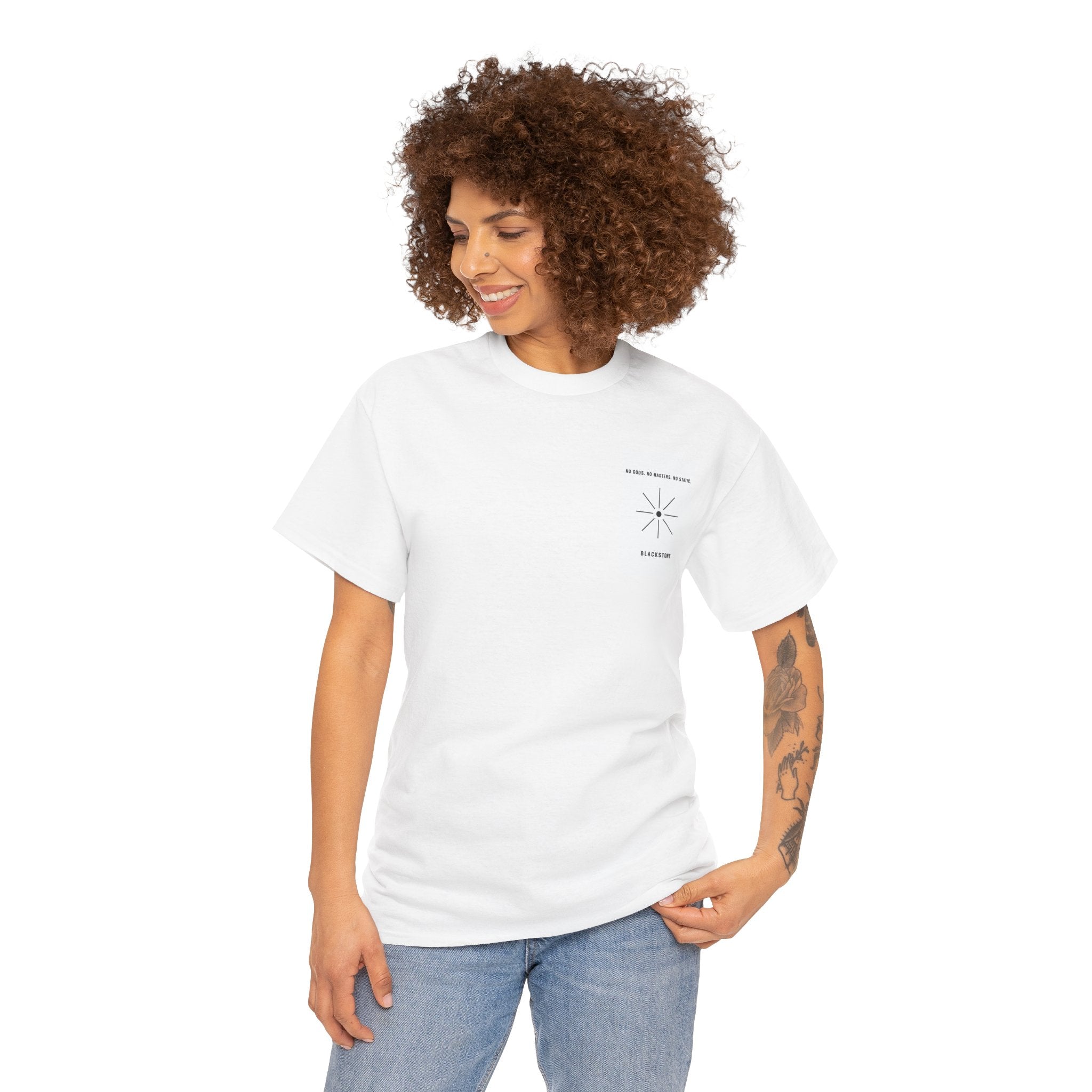 Rebellious Unisex Tee - No Gods No Masters Graphic