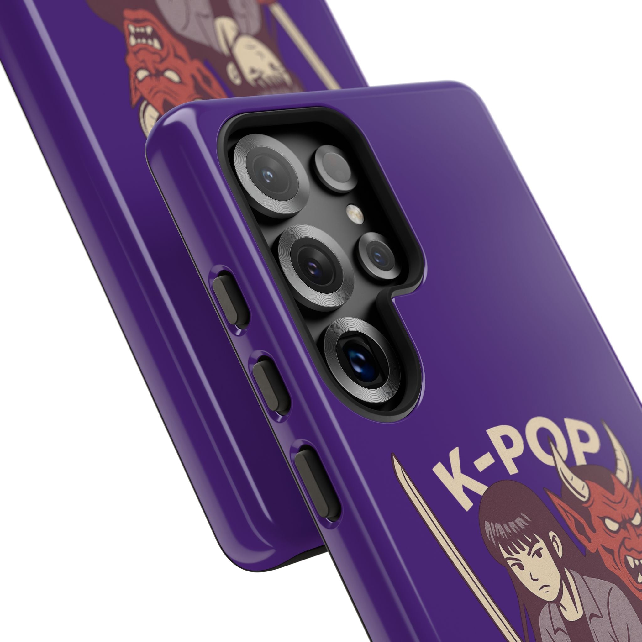 K-Pop Demon Hunters Phone Case, Tough Cases for Anime Fans, Unique Gift for Musicians, Holiday Present for Teens, Stylish Tech Accessories