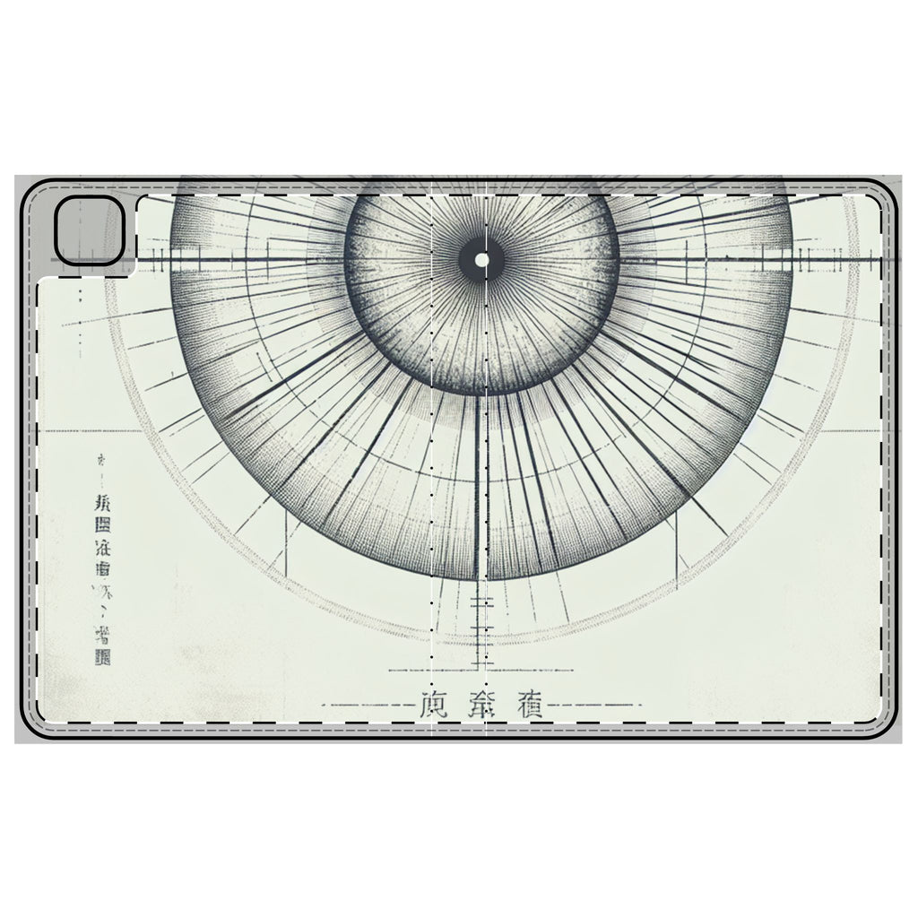 Stylish Tablet Folio Case - Perfect for Students, Professionals, Trendsetters. Timeless Design. Tech Accessory, Protective Sleeve, Custom