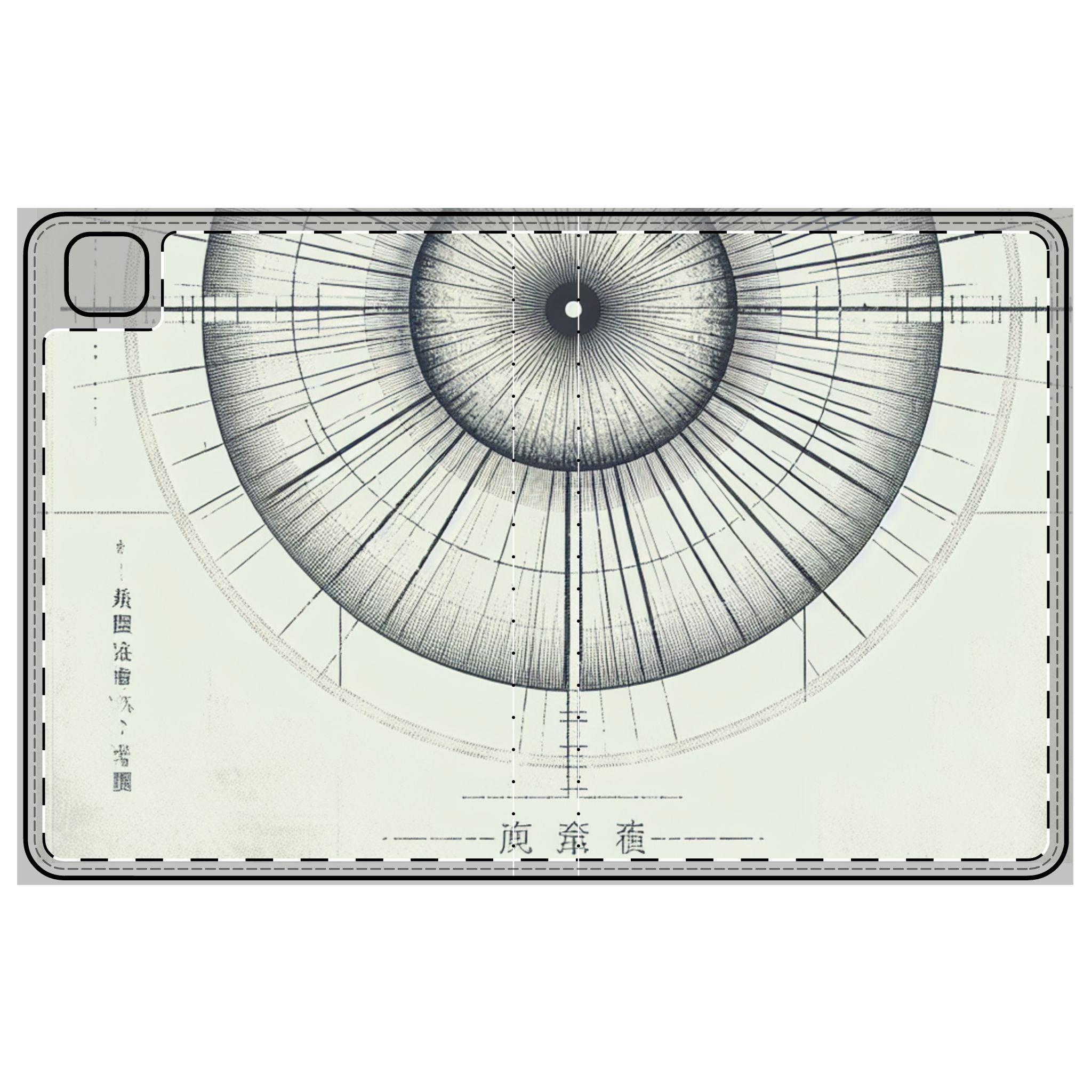 Stylish Tablet Folio Case - Perfect for Students, Professionals, Trendsetters. Timeless Design. Tech Accessory, Protective Sleeve, Custom