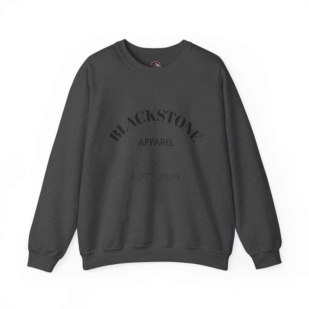 Stylish Crewneck Sweatshirt, Cozy Blackstone Apparel, Gift for Her, Streetwear Fashion, Casual Outfit