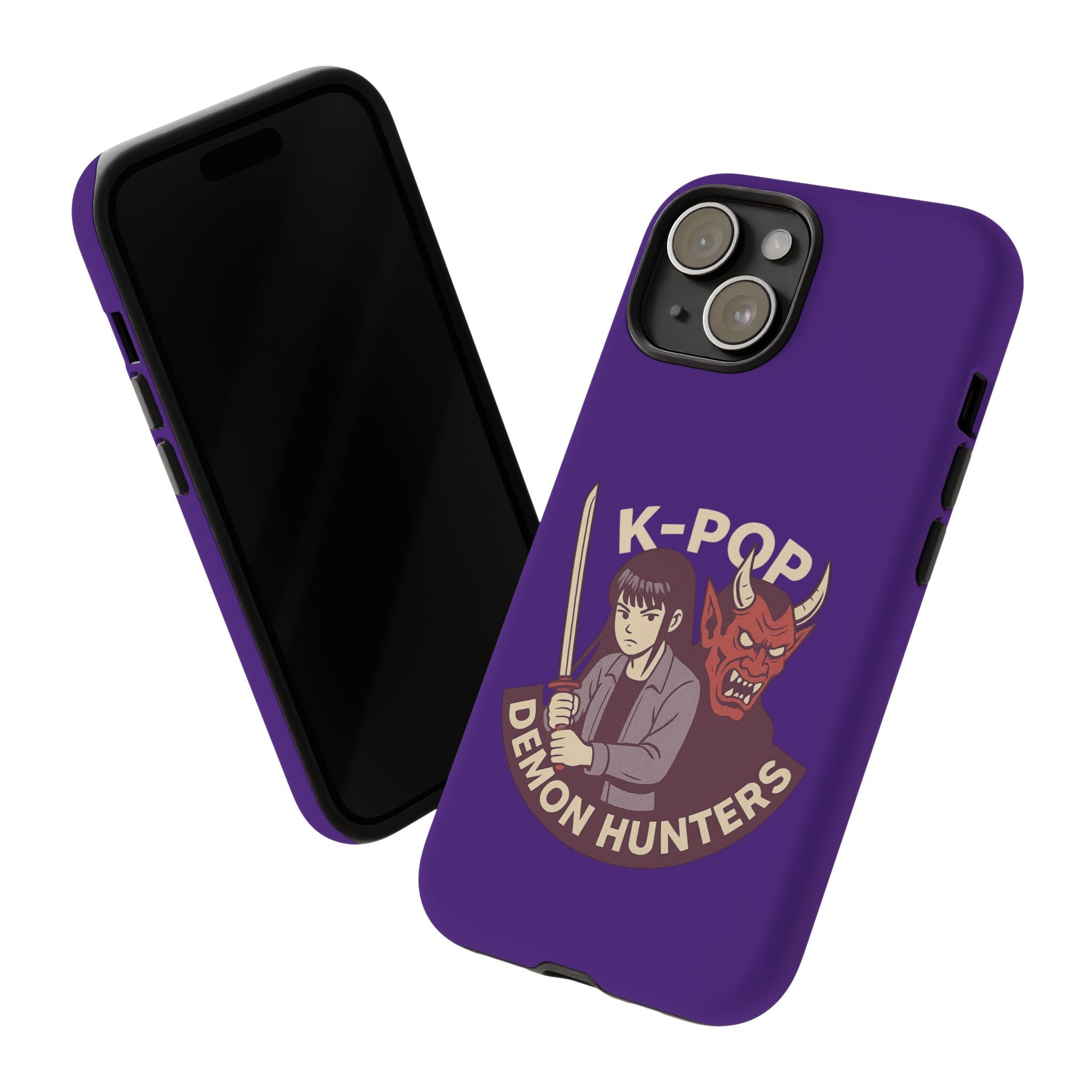 K-Pop Demon Hunters Phone Case, Tough Cases for Anime Fans, Unique Gift for Musicians, Holiday Present for Teens, Stylish Tech Accessories