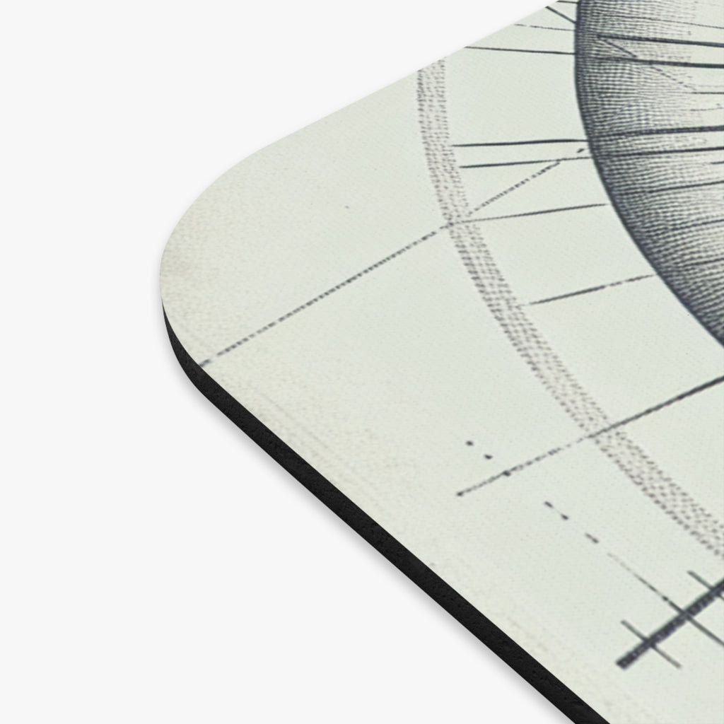 Geometric Mouse Pad, Modern Desk Accessory, Abstract Desk Decor, Rectangle Mouse Mat, Office Gift