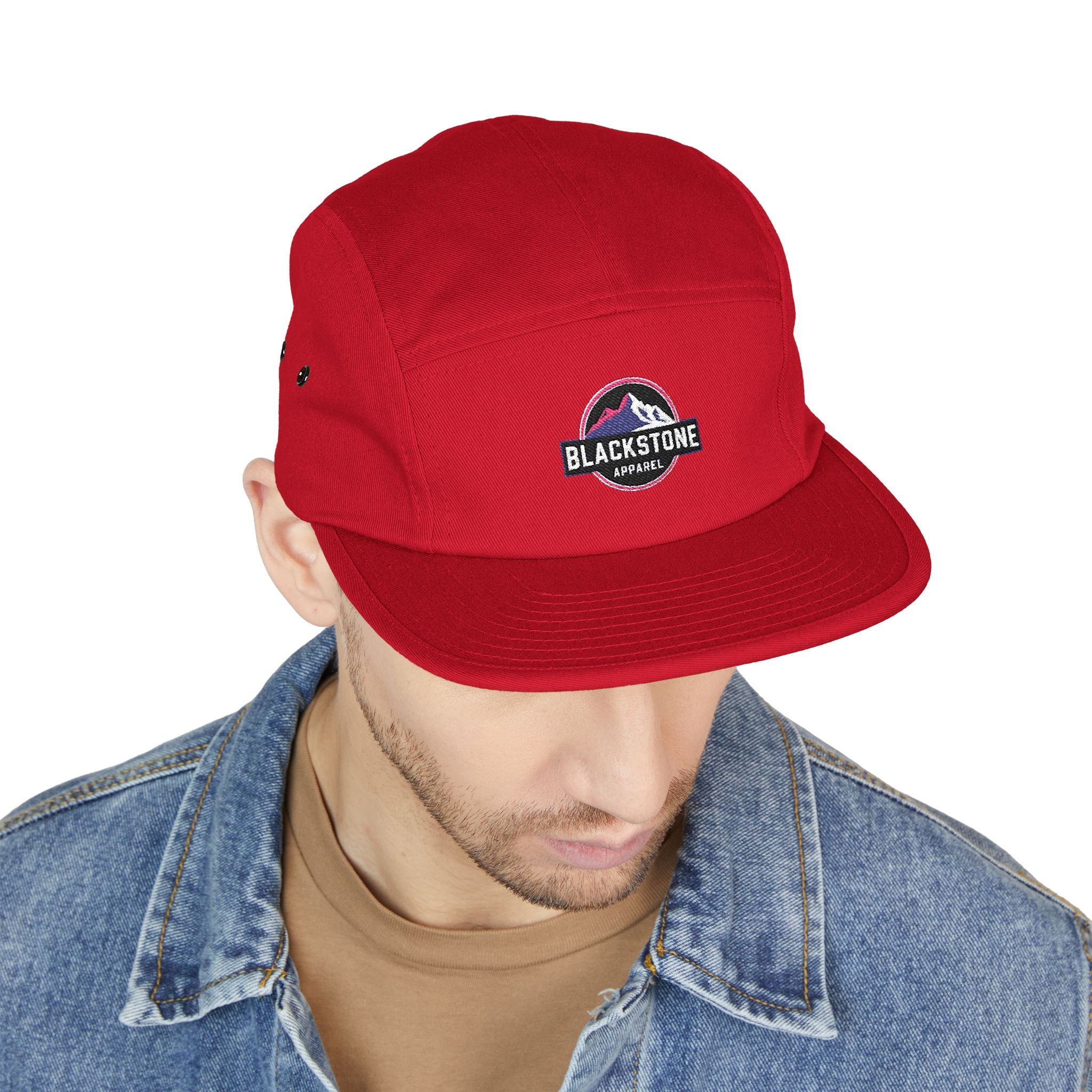 Embroidered 5 Panel Cap - Stylish Hat for Adventurers, Perfect Gift for Outdoor Lovers, Casual Wear, Hiking, Camping, Everyday Fashion