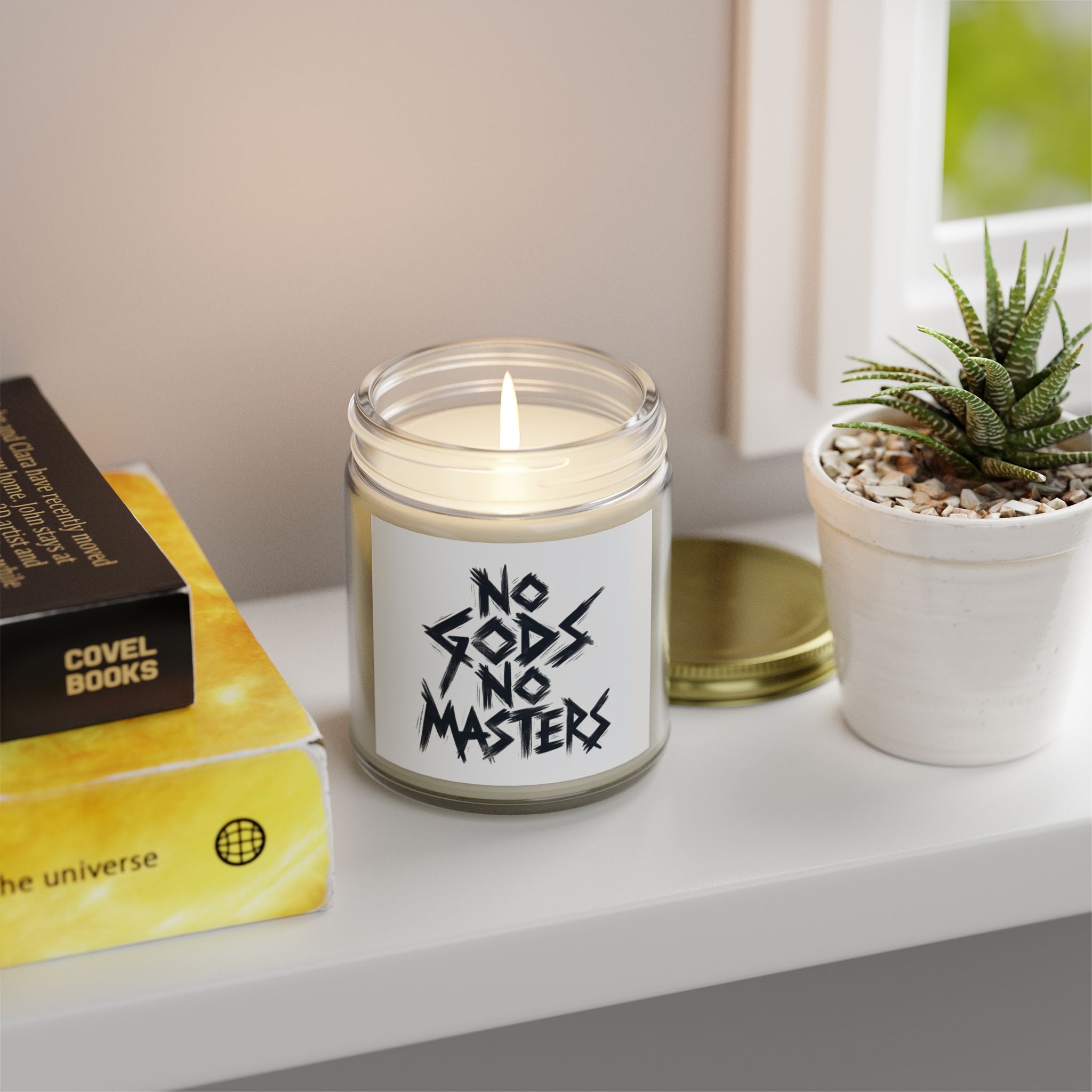 Scented Candle | No Gods No Masters | Eco-Friendly Aromatherapy