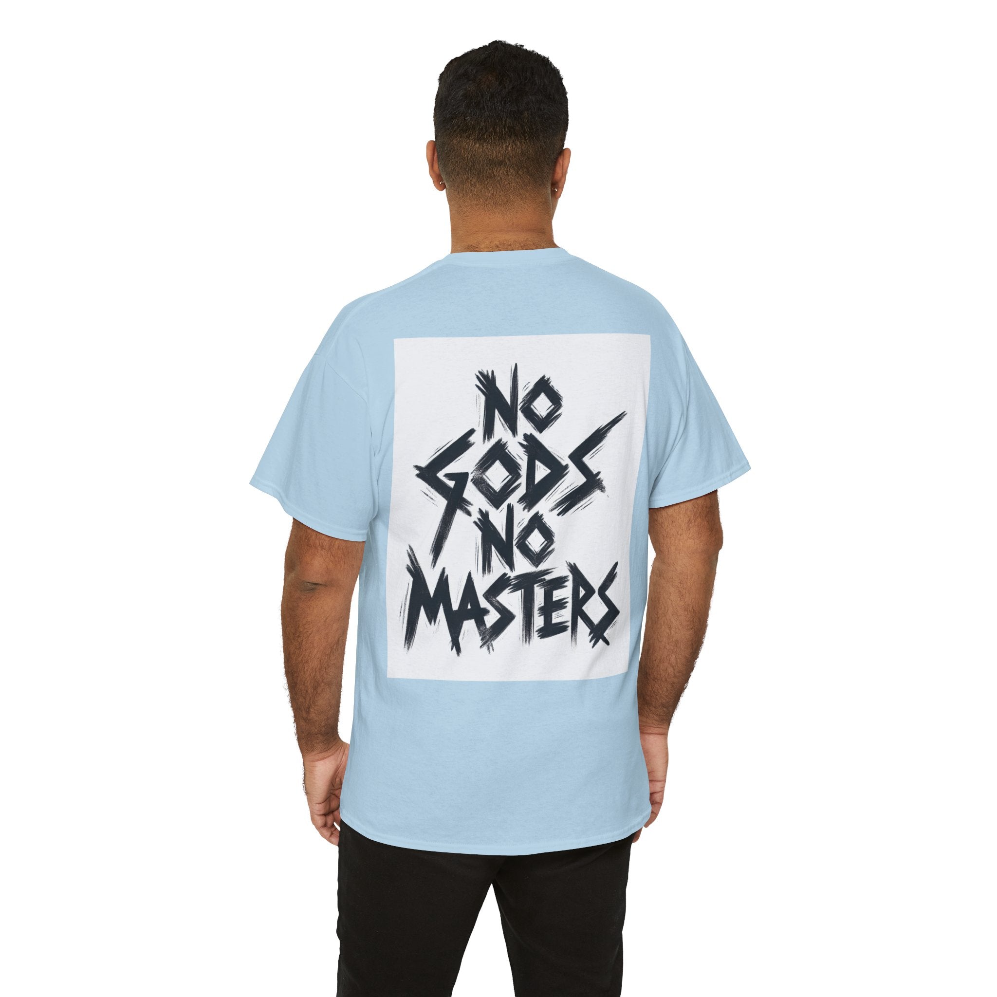Rebellious Unisex Tee - No Gods No Masters Graphic
