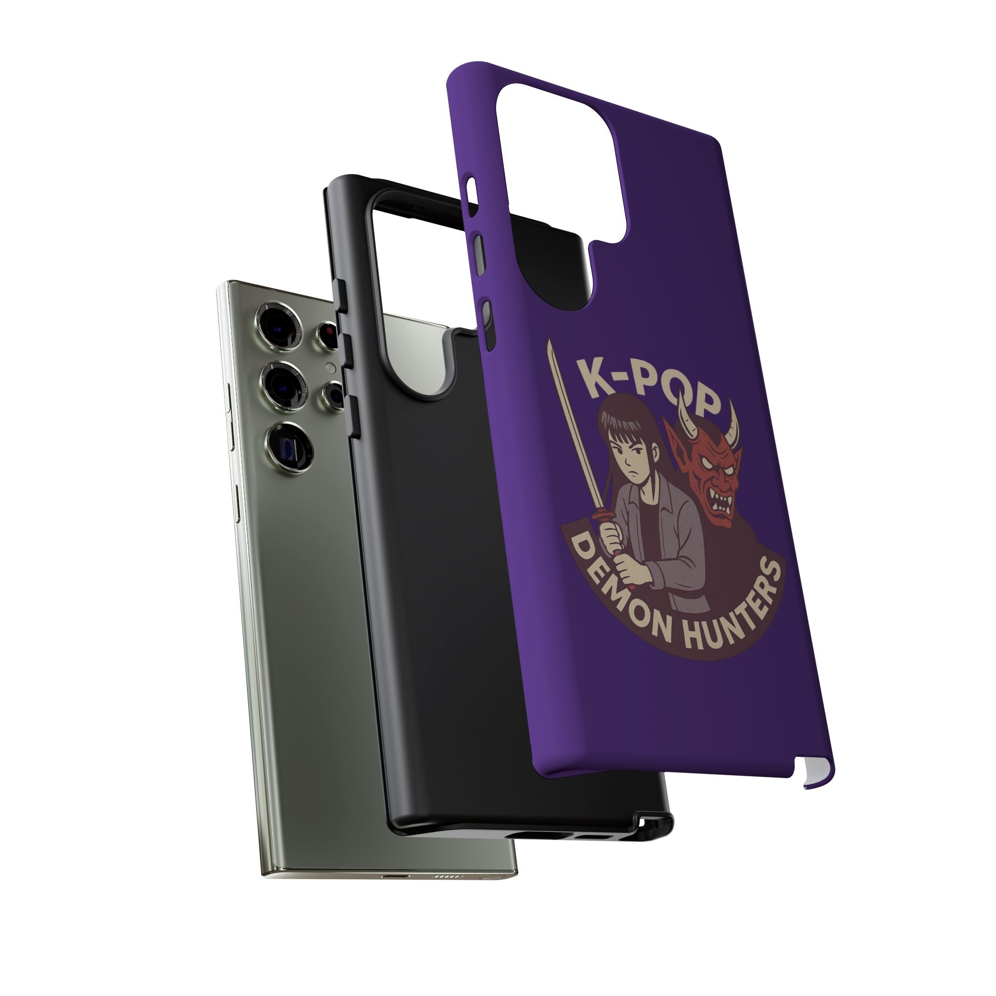 K-Pop Demon Hunters Phone Case, Tough Cases for Anime Fans, Unique Gift for Musicians, Holiday Present for Teens, Stylish Tech Accessories